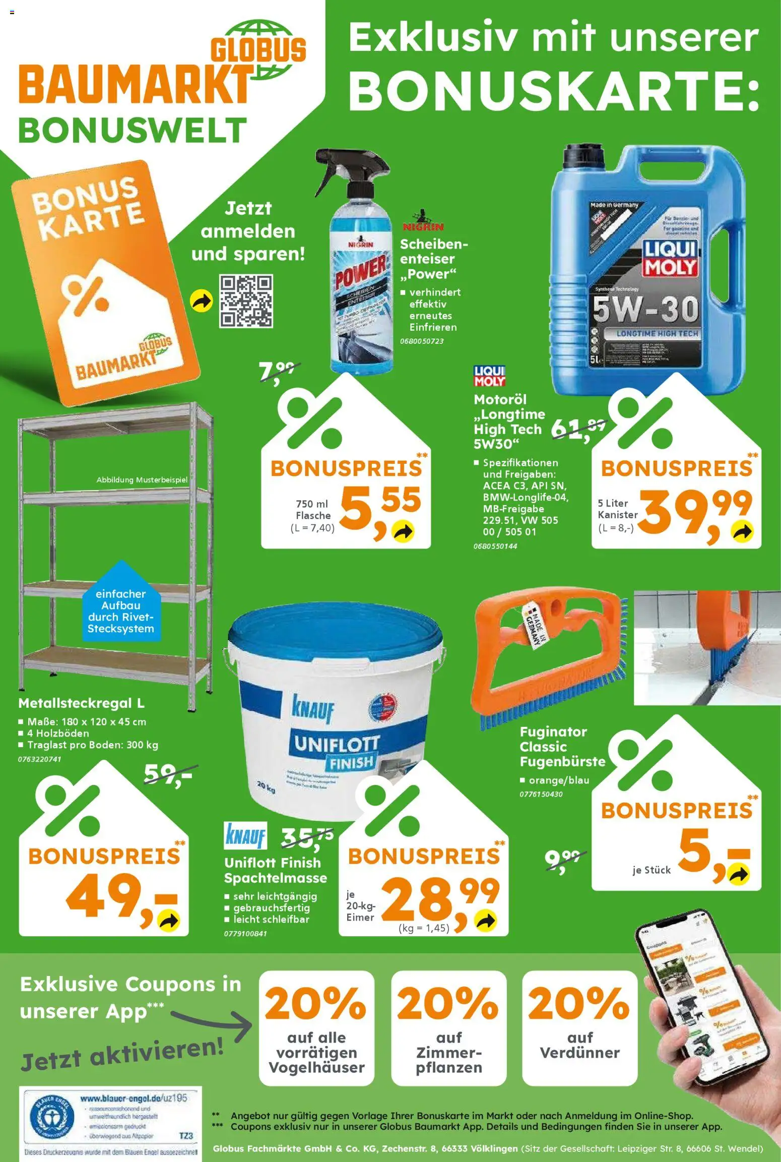 Globus Baumarkt prospekt Berlin-Treptow	 – gültig ab 19.01.2026 | Seite: 12 | Produkte: Finish