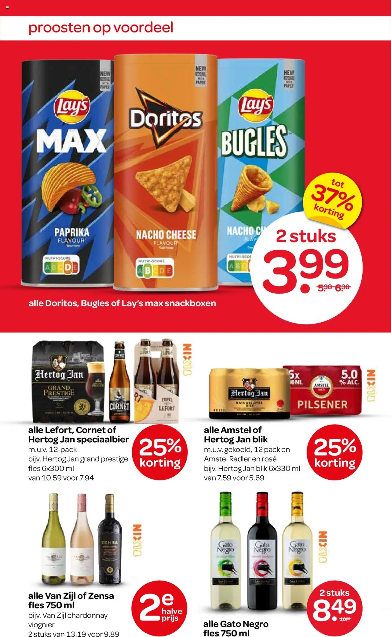  | Pagina: 12 | Producten: Fles, Kész piskótalap, Doritos