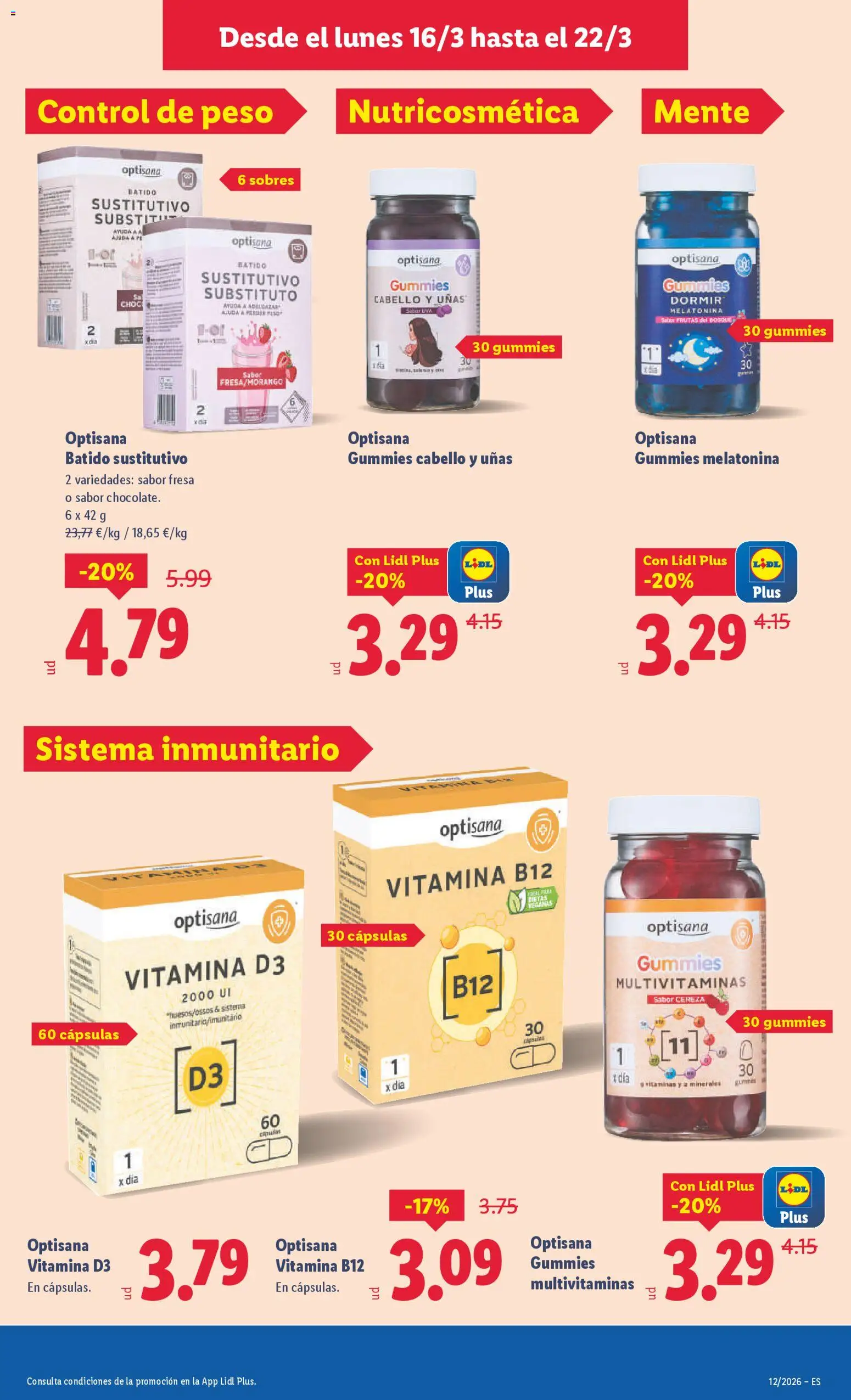Lidl folleto de bazar │ válido desde el 16.03.2026 | Página: 15 | Productos: Peso