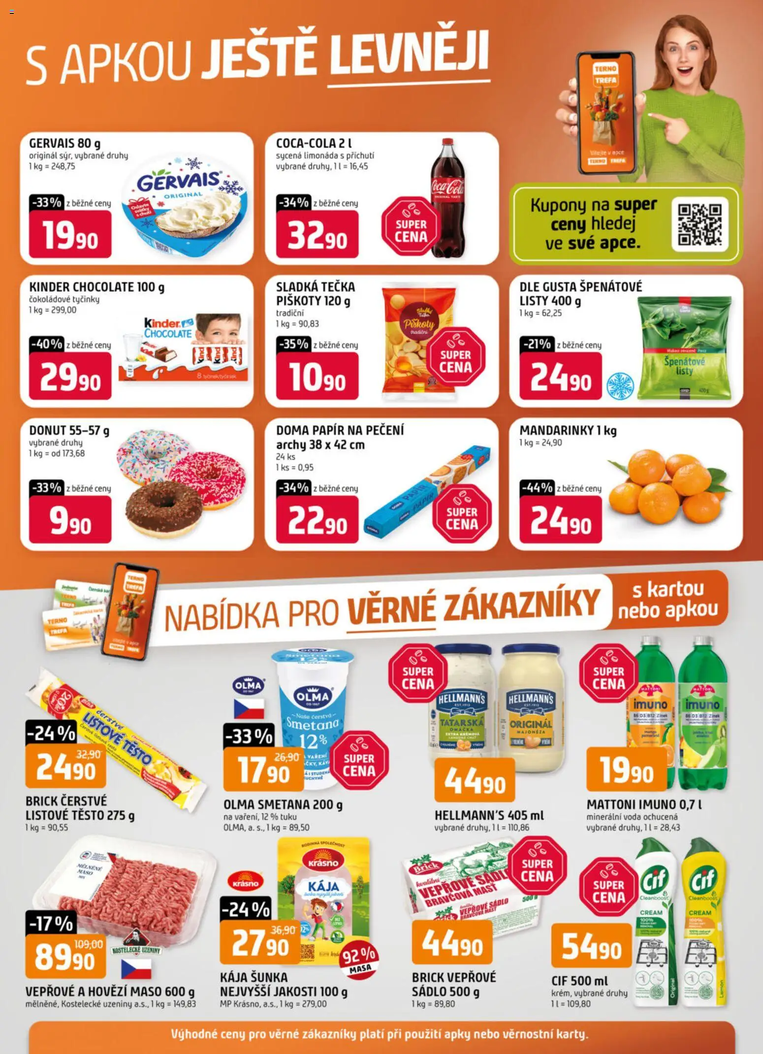 Trefa leták od 29.10.2025 | Strana: 12 | Produkty: Donut, Gervais, Papír na pečení, Kuchyně