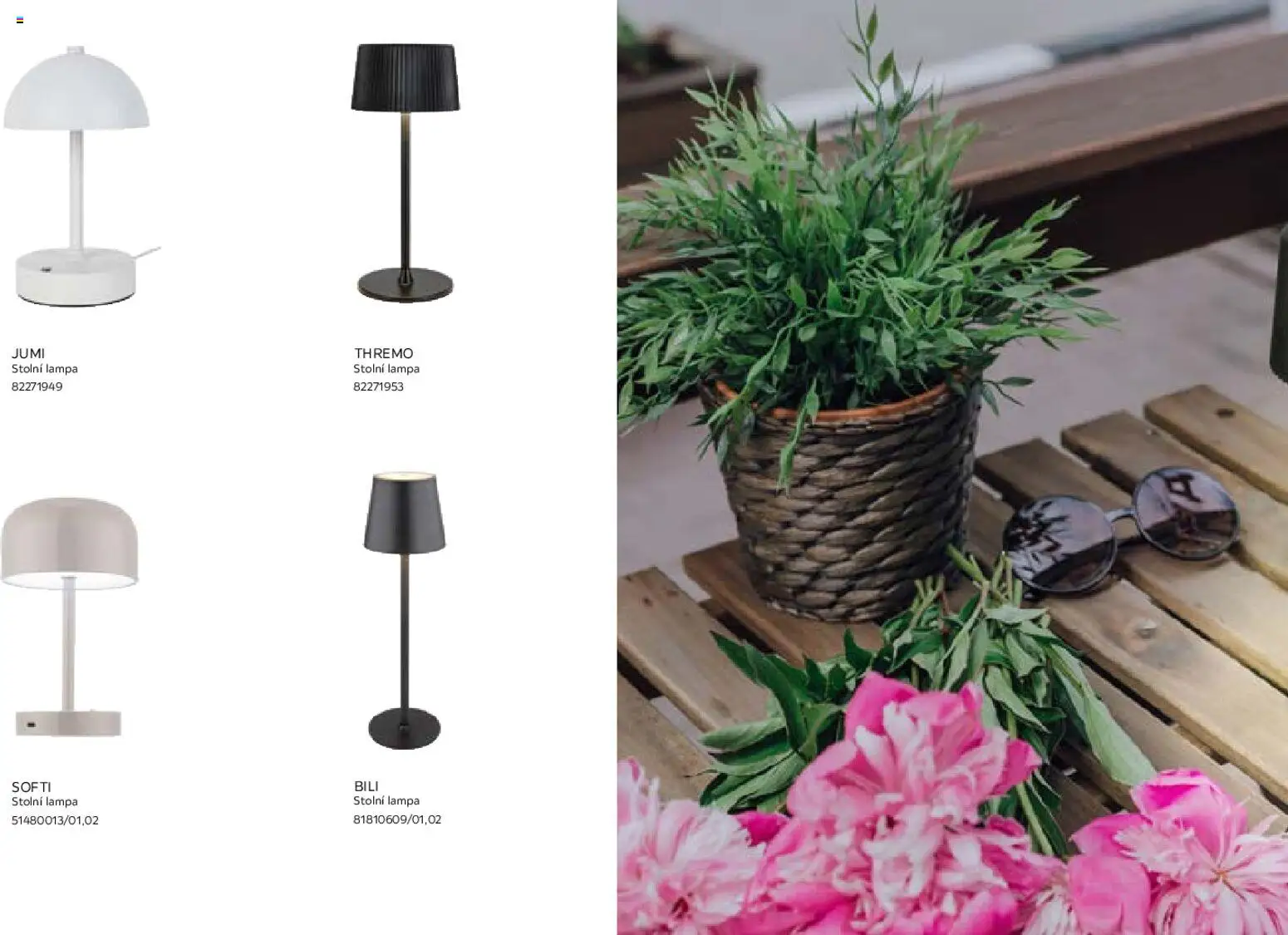 Möbelix leták - Zahradní nábytek od 01.03.2026 | Strana: 86 | Produkty: Stolní lampa, Lampa