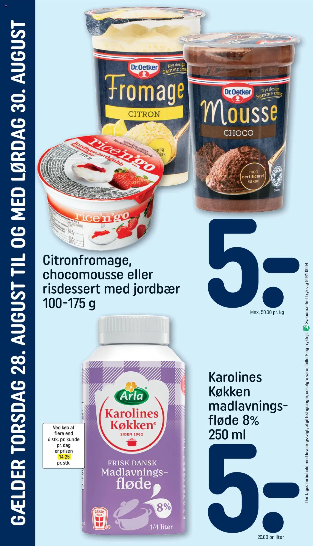 Rema 1000 Tilbudsavis gyldig fra 24.08.2025 | Side: 28 | Produkter: Mælk, Jordbær, Fløde, Kakao