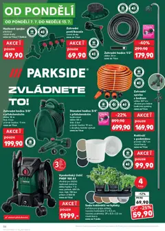 Kaufland leták od 02.07.2025 | Strana: 56 | Produkty: Parkside, Sprcha, Zahradní hadice, Barvy