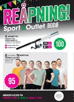 Forhåndsvisning av Sport Outlet kundeavis gyldig fra 07.04.2026