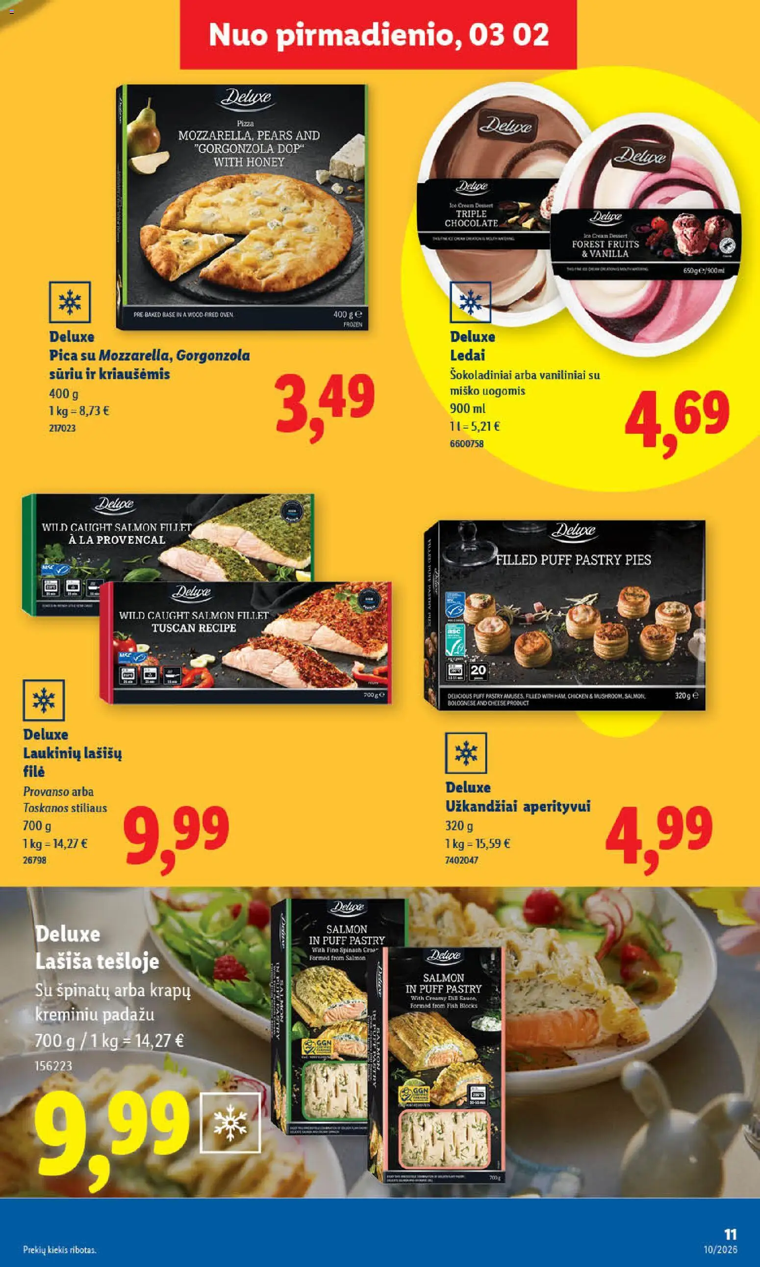 LIDL akcijos nuo 02.03.2026 | Puslapis: 15 | Prekių: Sausainiai, Užtepėlė, Makaronai