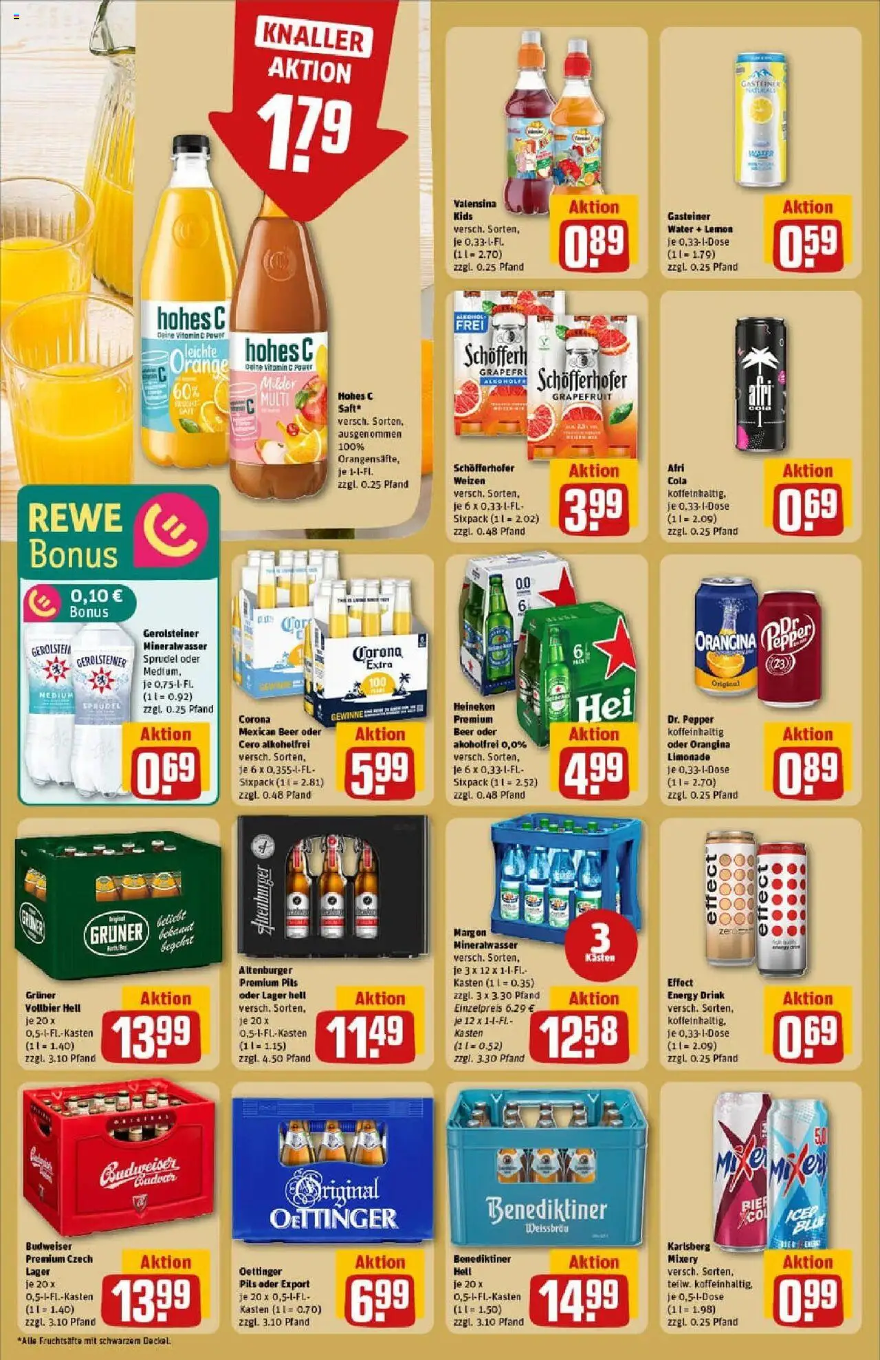 Rewe prospekt Chemnitz	 - gültig ab dem 06.07.2025 | Seite: 24 | Produkte: Pils, Oettinger, Grapefruit, Saft