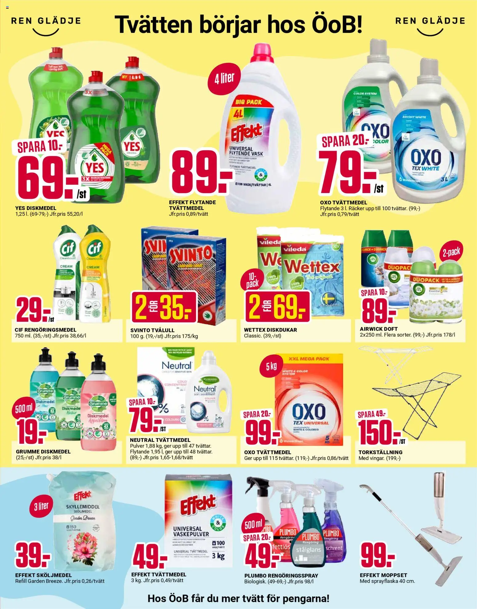 ÖoB reklamblad aktuell från 12.01.2026 | Sida: 5 | Produkter: Doft, Tvättmedel, Sköljmedel, Set