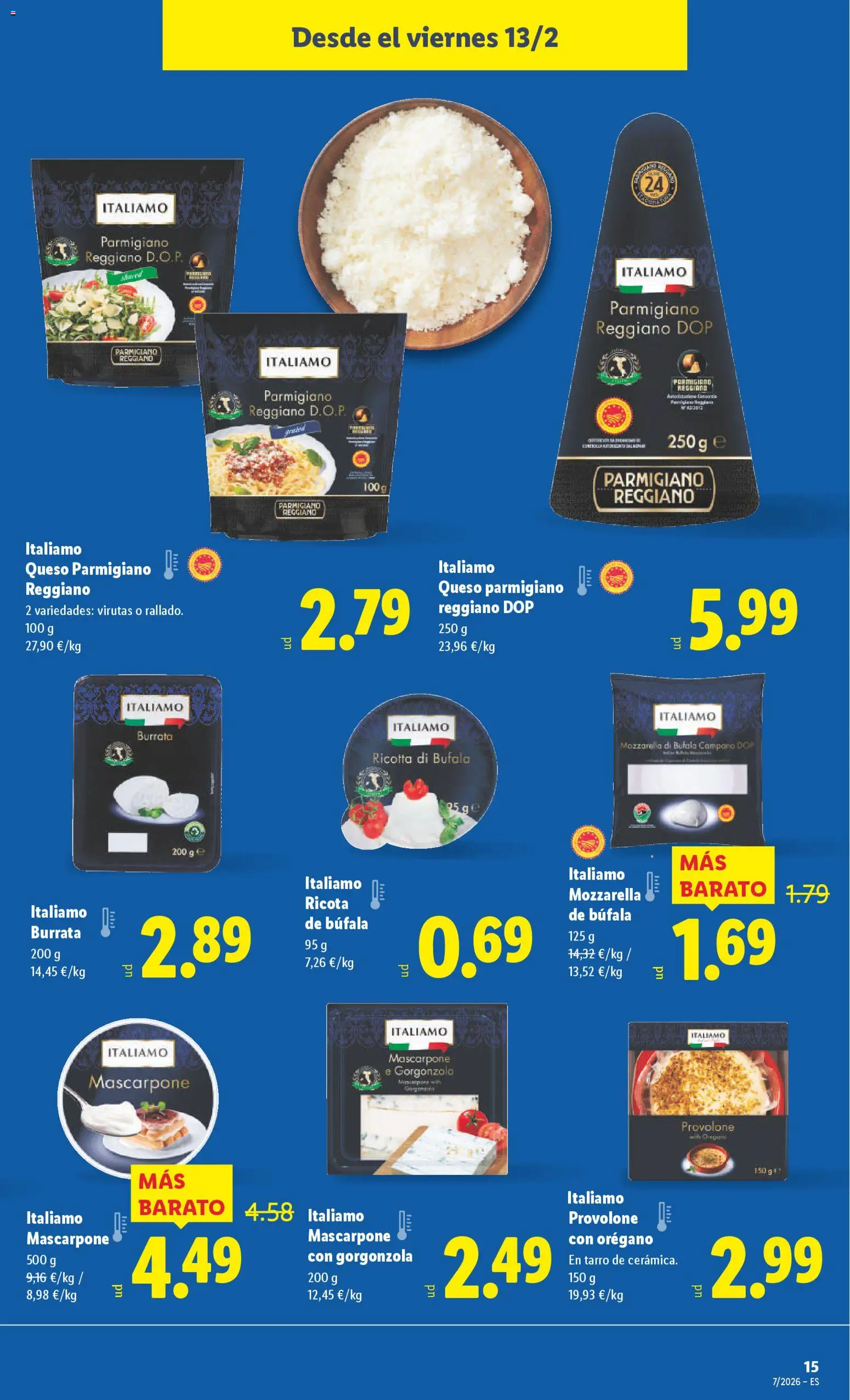 Lidl folleto │ válido desde el 09.02.2026 | Página: 27 | Productos: Queso
