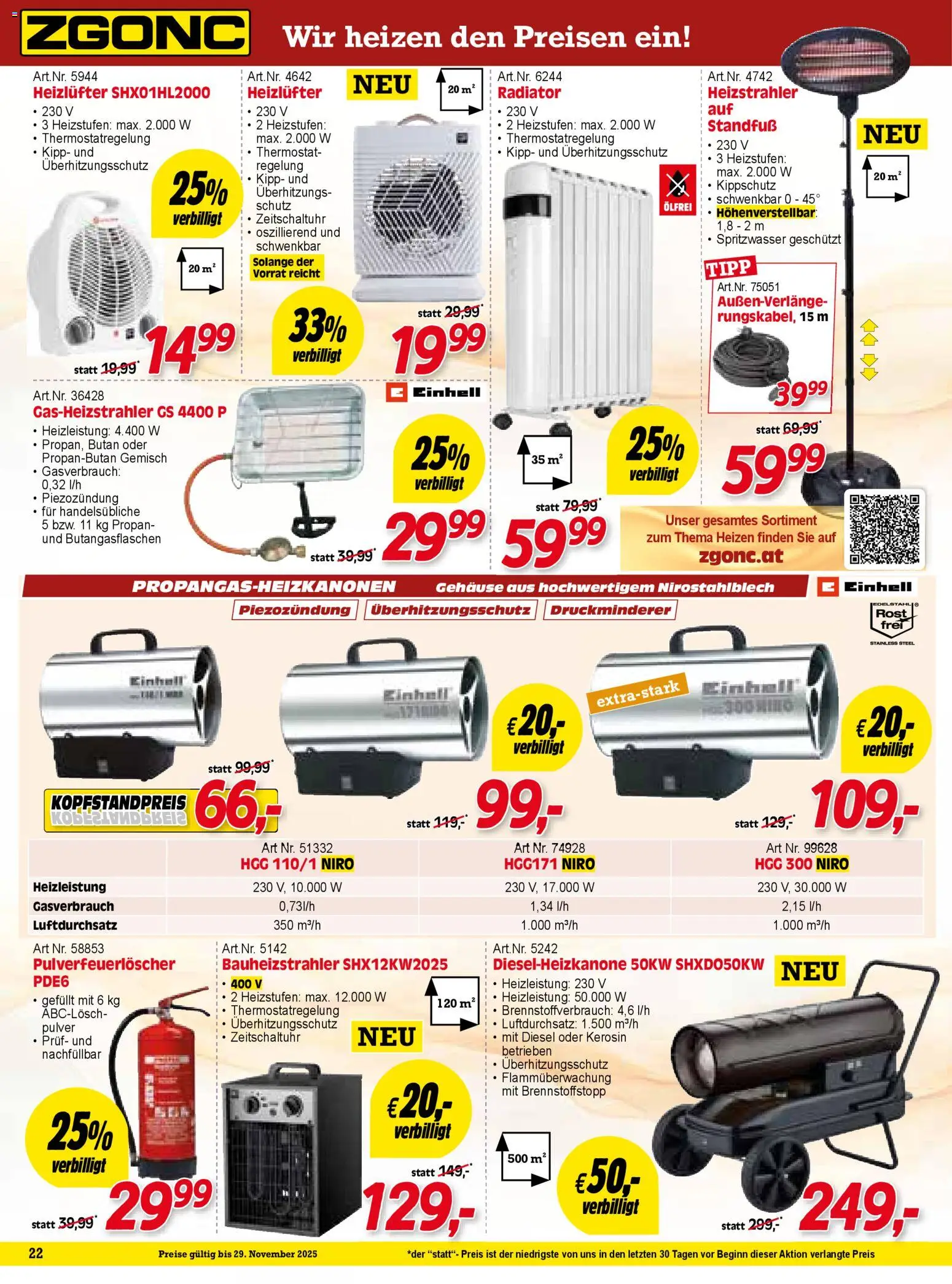Zgonc - Flugblatt November I 2025 gültig ab 30.10.2025 | Seite: 22