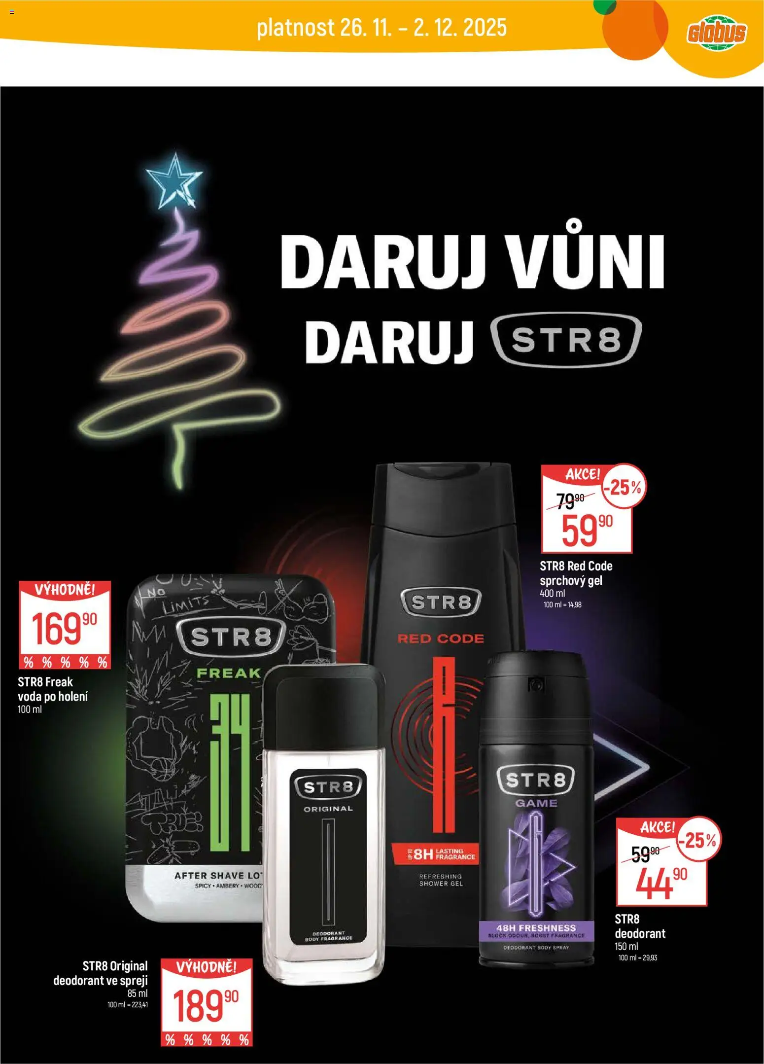 Globus leták - Karlovy Vary od 26.11.2025 | Strana: 29 | Produkty: Deodorant, Voda, Globus, Body