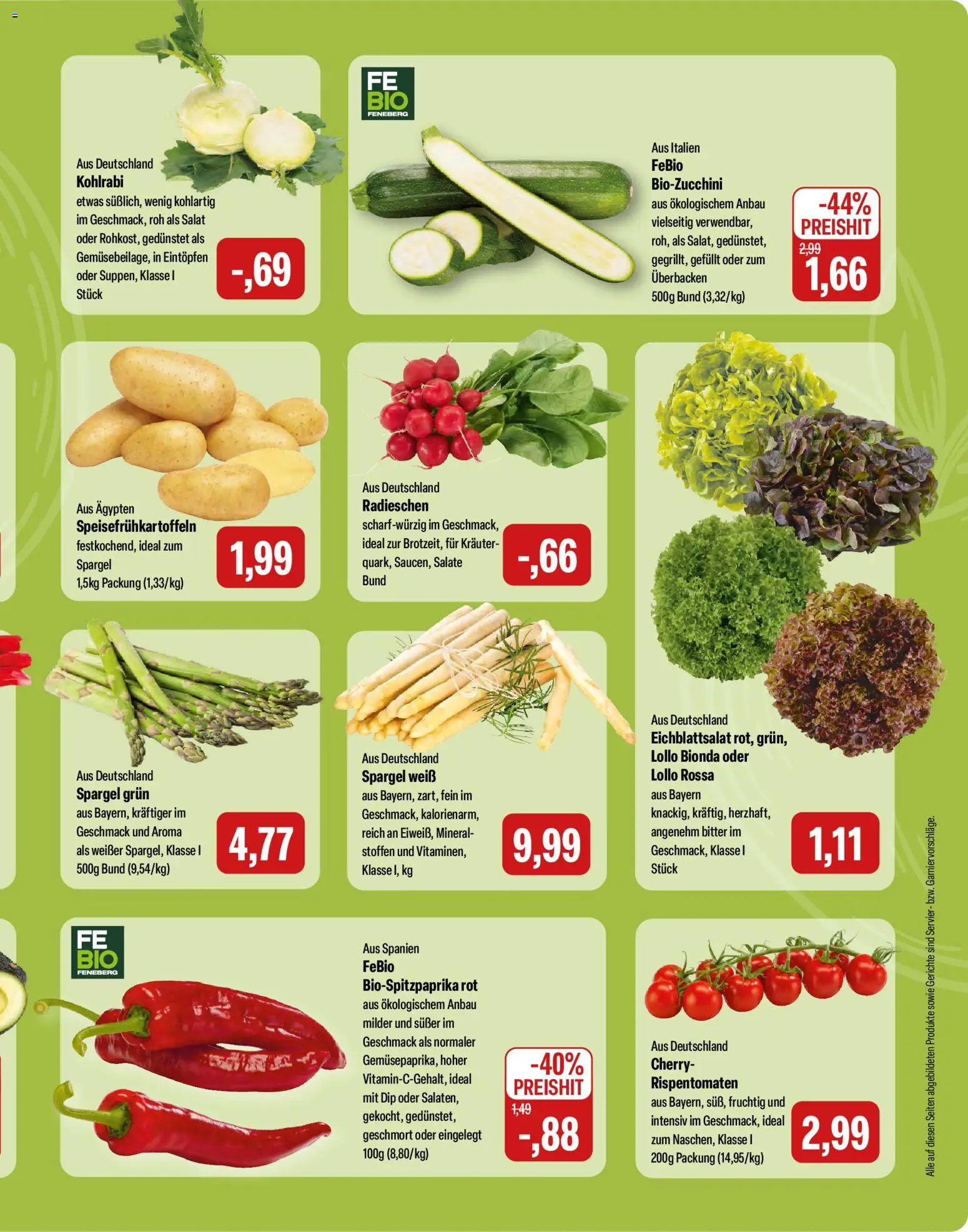 Feneberg Angebote – gültig ab 30.04.2026 | Seite: 9 | Produkte: Kohlrabi, Spargel, Salat