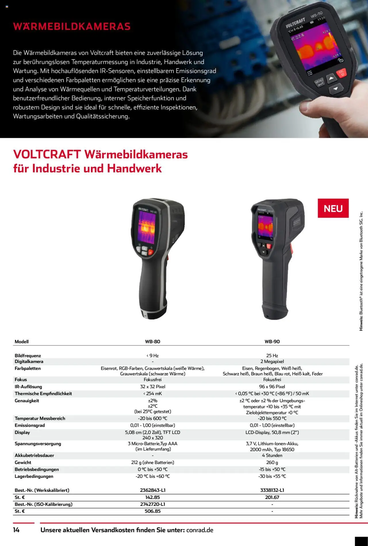 Conrad - Voltcraft - gültig ab dem 25.08.2025 | Seite: 14 | Produkte: Gewicht, Batterien, Digitalkamera
