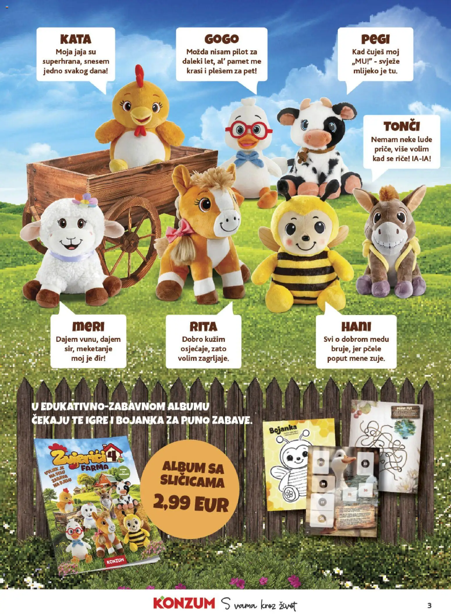 Konzum HR akciós ujság - amely érvényes a következő dátumtól: 11.03.2026 | Oldal: 3