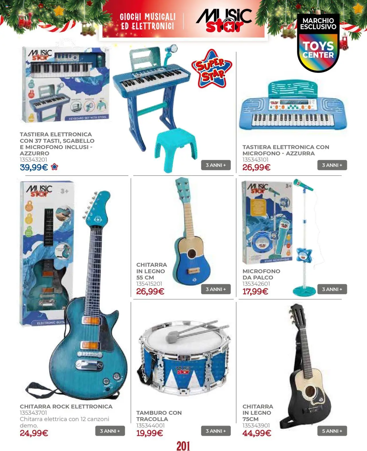 Volantino Toys Center del 17.10.2025 | Pagina: 203 | Prodotti: Tastiera, Sgabello, Microfono