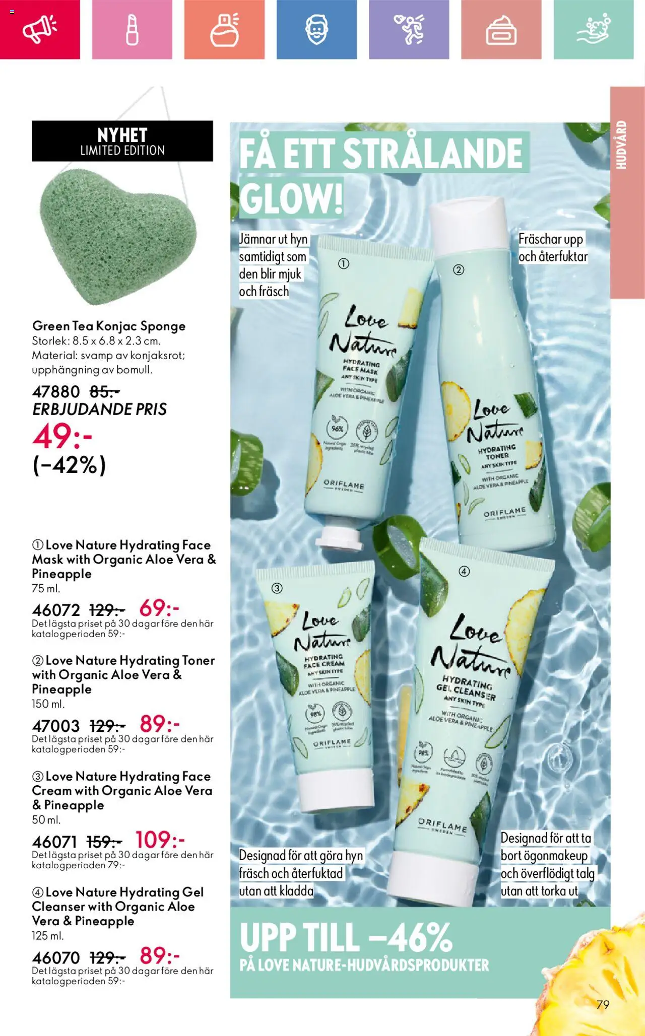 Oriflame reklamblad aktuell från 24.08.2025 | Sida: 79 | Produkter: Svamp, Mask