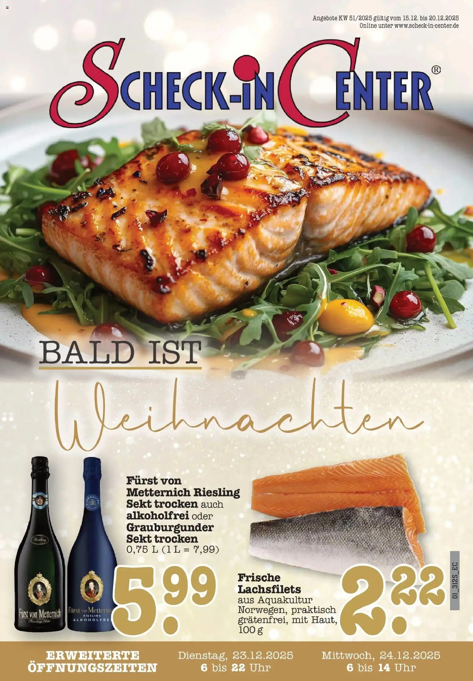 Edeka prospekt Bühlertal	 – gültig ab 15.12.2025 | Seite: 1 | Produkte: Furst von metternich, Sekt, Uhr