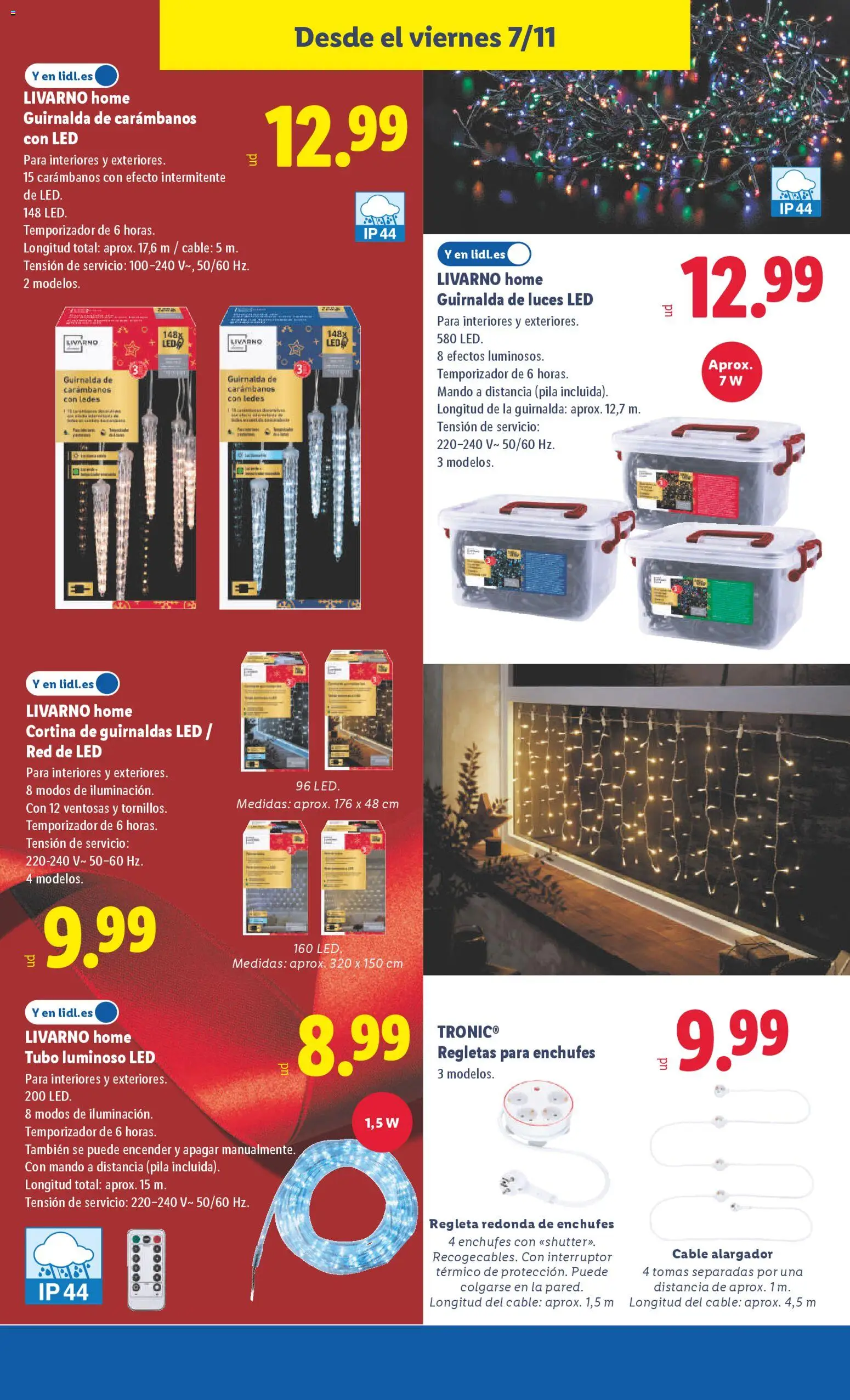 Lidl - Canarias  │ válido desde el 03.11.2025 | Página: 21 | Productos: Cortina, Cable