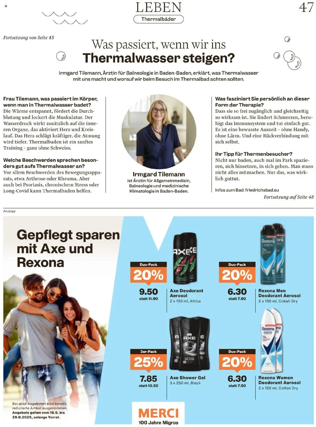 Migros Magazin – gültig ab 16.09.2025 | Seite: 47
