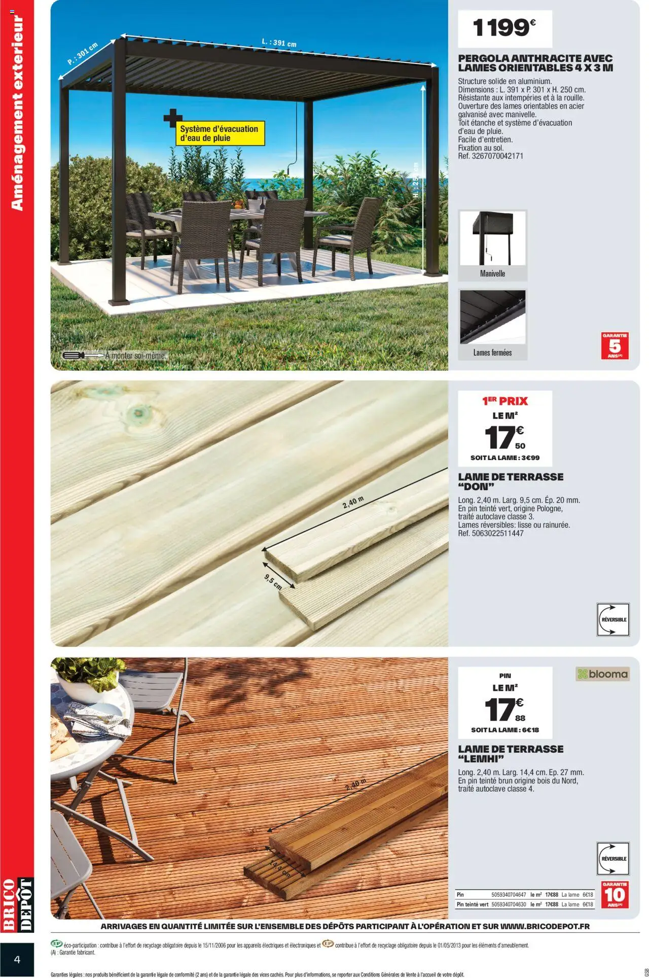  | Page: 4 | Produits: Pergola