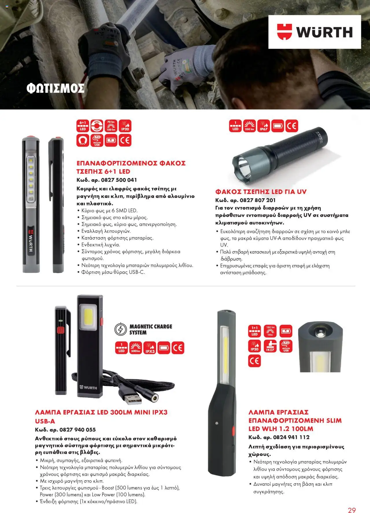 WURTH - Garage Equipment – σε ισχύ από 01.10.2025 | Σελίδα: 29