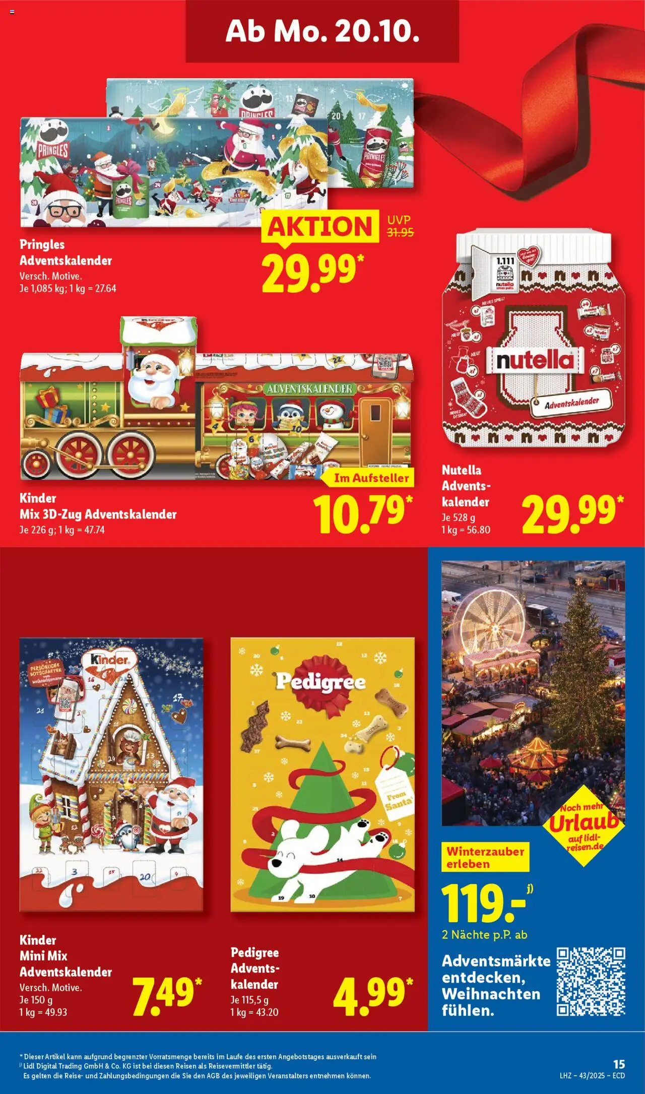 Lidl - Prospekt – gültig ab 20.10.2025 | Seite: 27 | Produkte: Nutella, Pedigree, Pringles