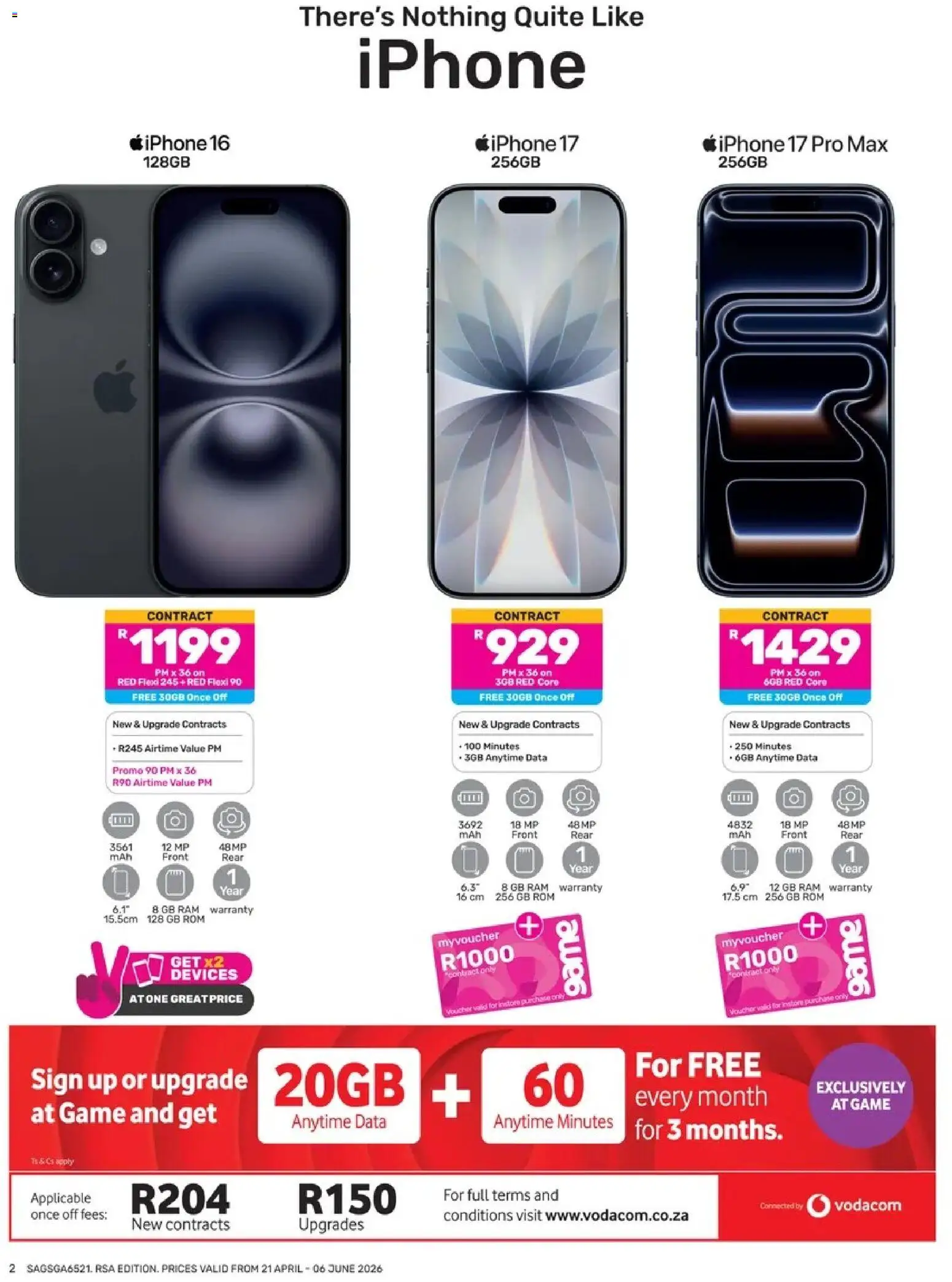 New Game catalogue – valid from 21.04.2026 | Page: 2 | Products: Data