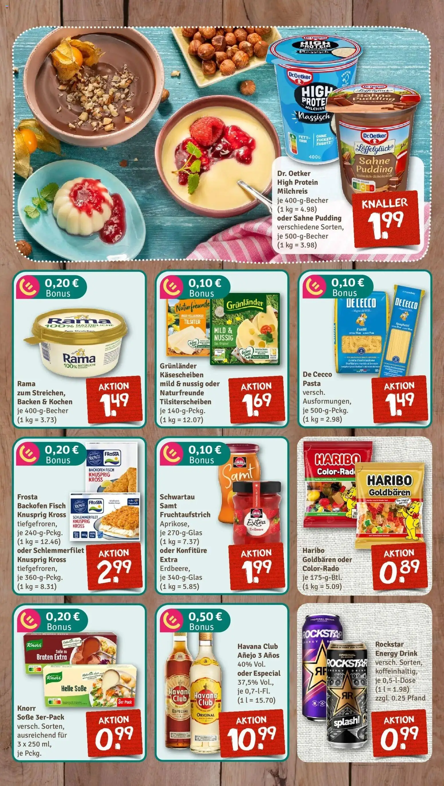 Rewe prospekt Moettingen	 – gültig ab 22.02.2026 | Seite: 6 | Produkte: Pudding, Fisch, Grunlander, Pasta