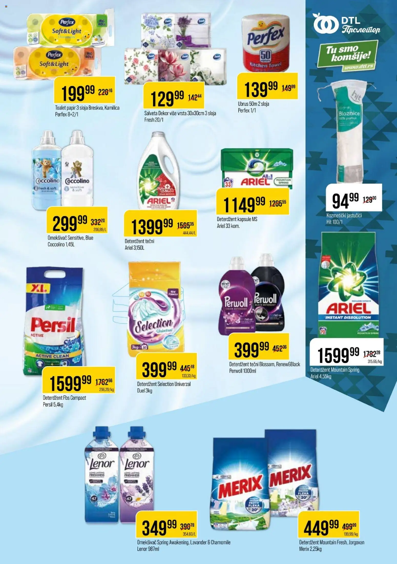 Metalac Proleter katalog - važi od 14.01.2026 | Strana: 11 | Proizvode: Ariel, Lenor, Ubrus, Persil