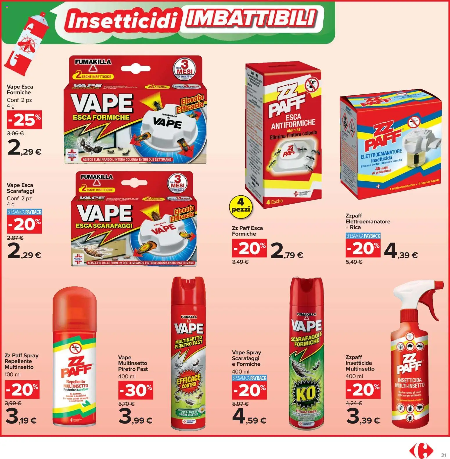Volantino Carrefour del 07.04.2026 | Pagina: 21 | Prodotti: Insetticida