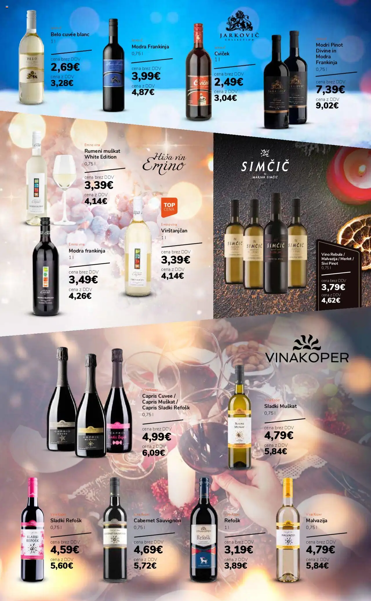 Novi Ahac katalog ponudbe – veljaven od 01.10.2025 | Stran: 7 | Izdelki: Vino