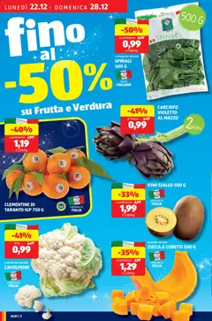 Anteprima del volantino I COLORI DEL SAPORE CAVOLFIORE, Cauliflower valido a partire dal 22.12.2025 | Pagina: 2