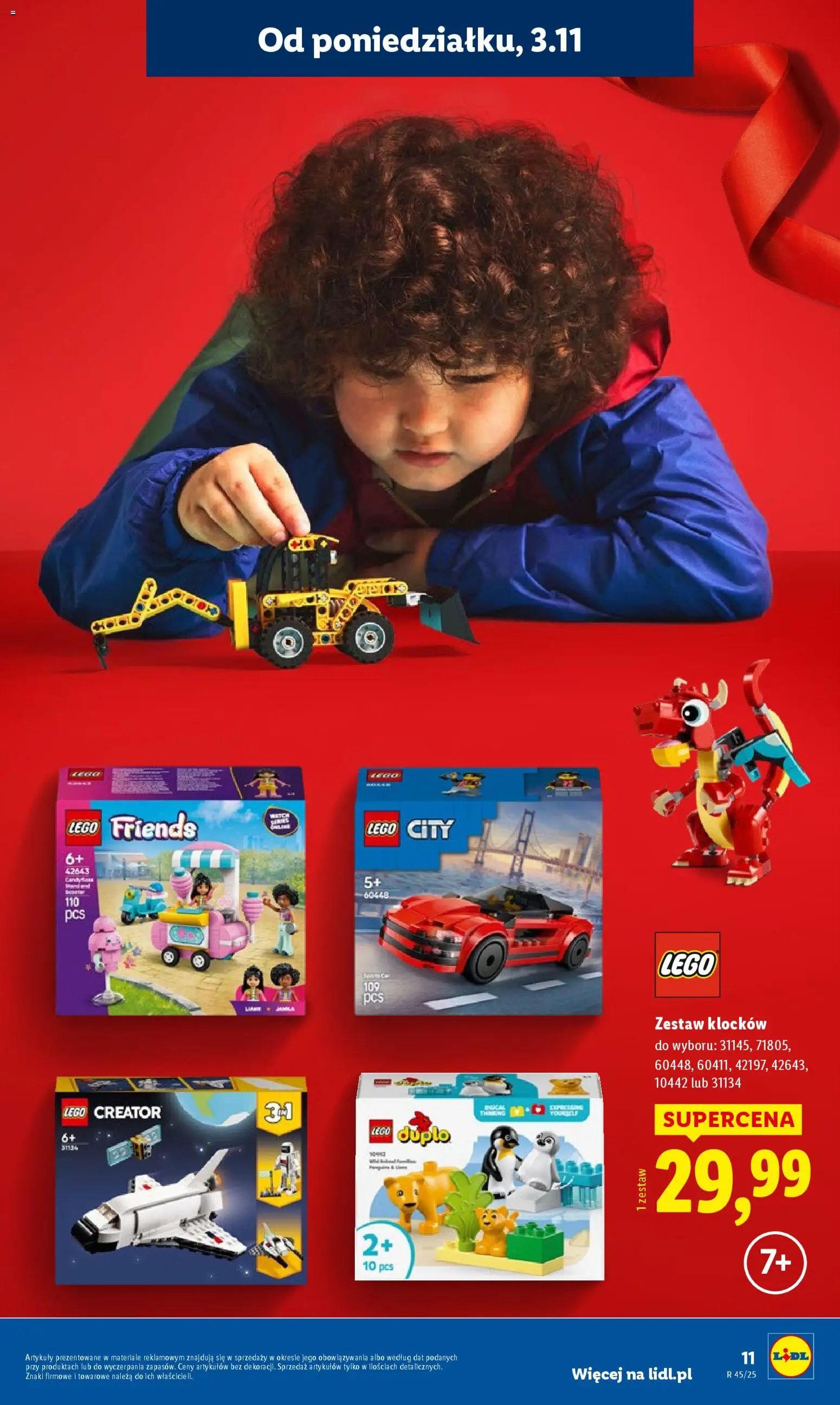 Lidl Katalog zabawek od 03.11.2025 | Strona: 11 | Produkty: Lego