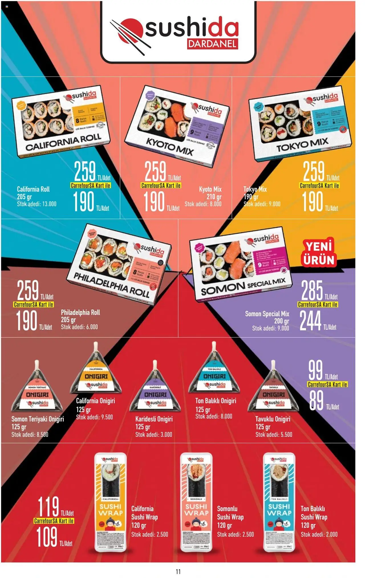 CarrefourSA Katalog - 09.10.2025 tarihinden itibaren geçerlidir | Sayfa: 11 | Ürünler: Balık, Somon