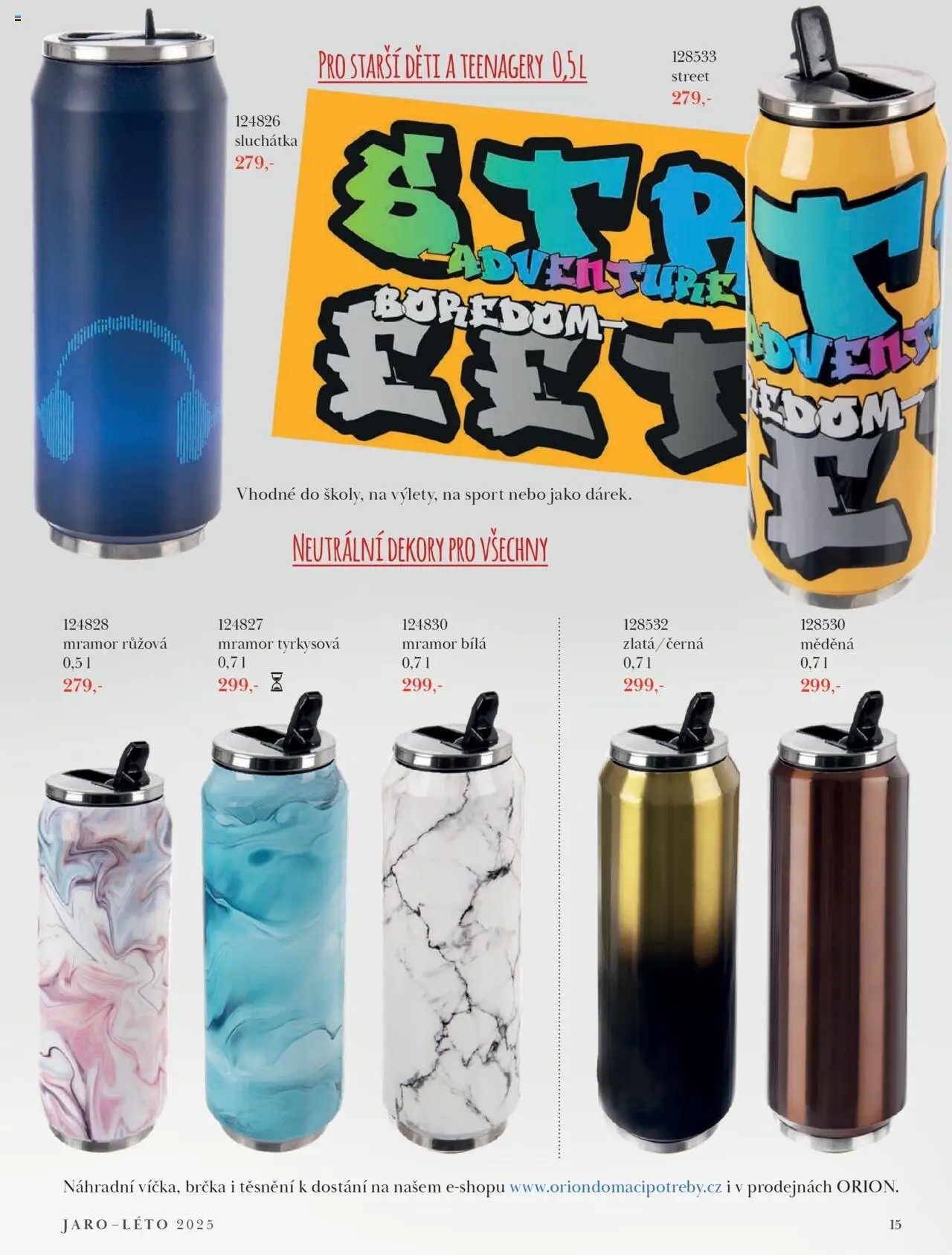 Orion katalog - Magazín Jaro/Léto 2025 od 21.03.2025 | Strana: 15 | Produkty: Sluchátka