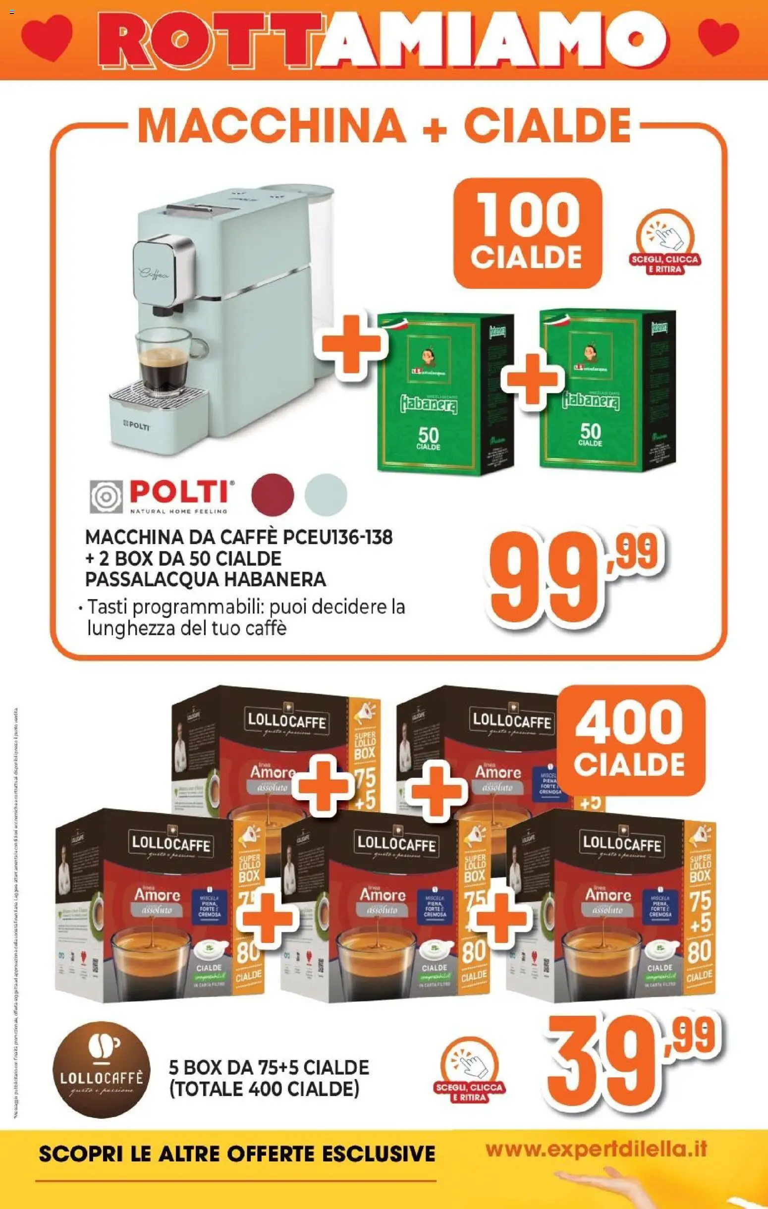 Volantino Expert del 29.01.2026 | Pagina: 17 | Prodotti: Macchina da caffe, Caffè