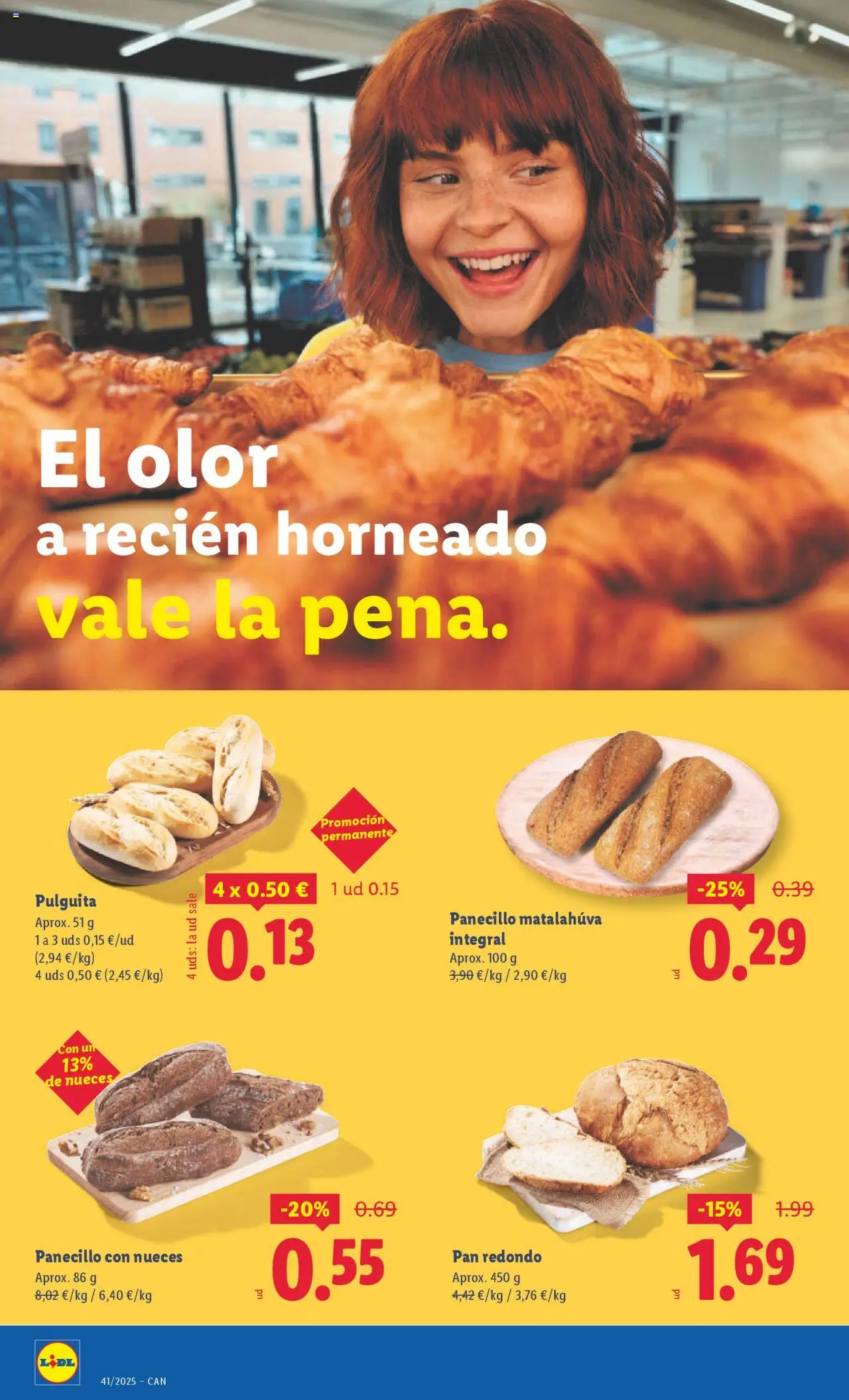 Lidl - Canarias │ válido desde el 06.10.2025 | Página: 8 | Productos: Pan