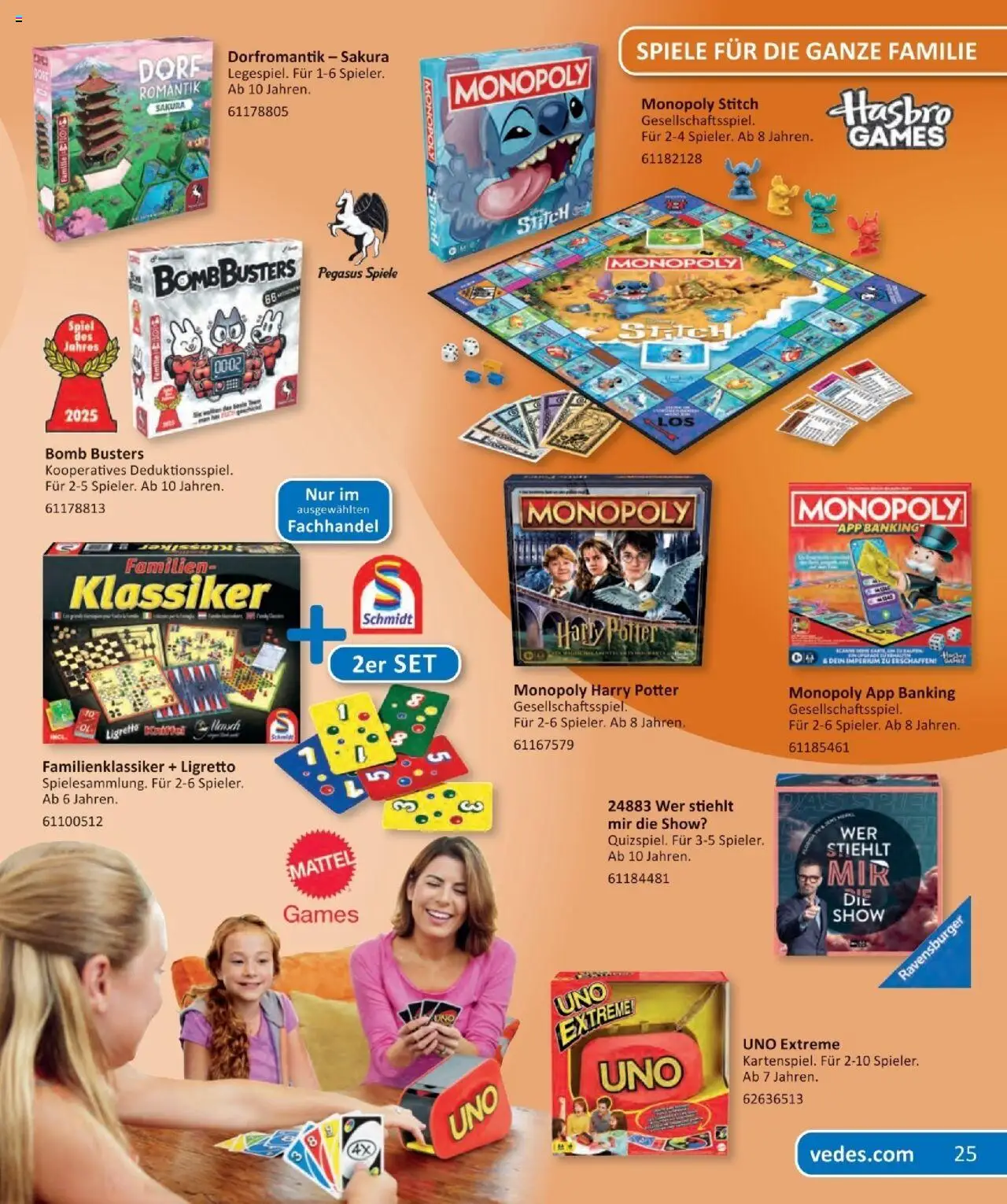 Vedes - Preise Online  – gültig ab 18.09.2025 | Seite: 25 | Produkte: Spiel