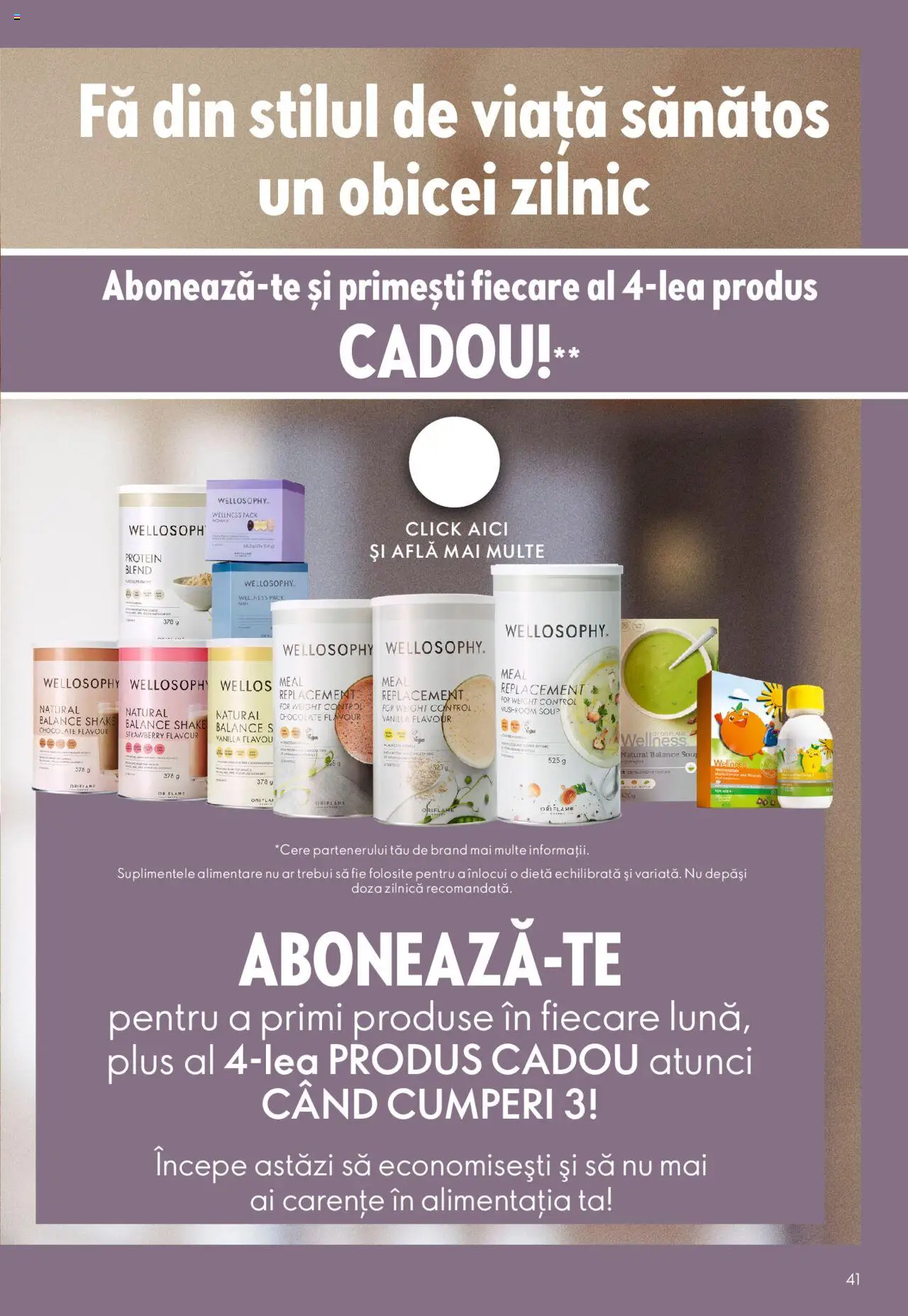 Oriflame catalog - Wellosophy – valabil de la 31.10.2023 | Pagină: 41 | Produse: Shake