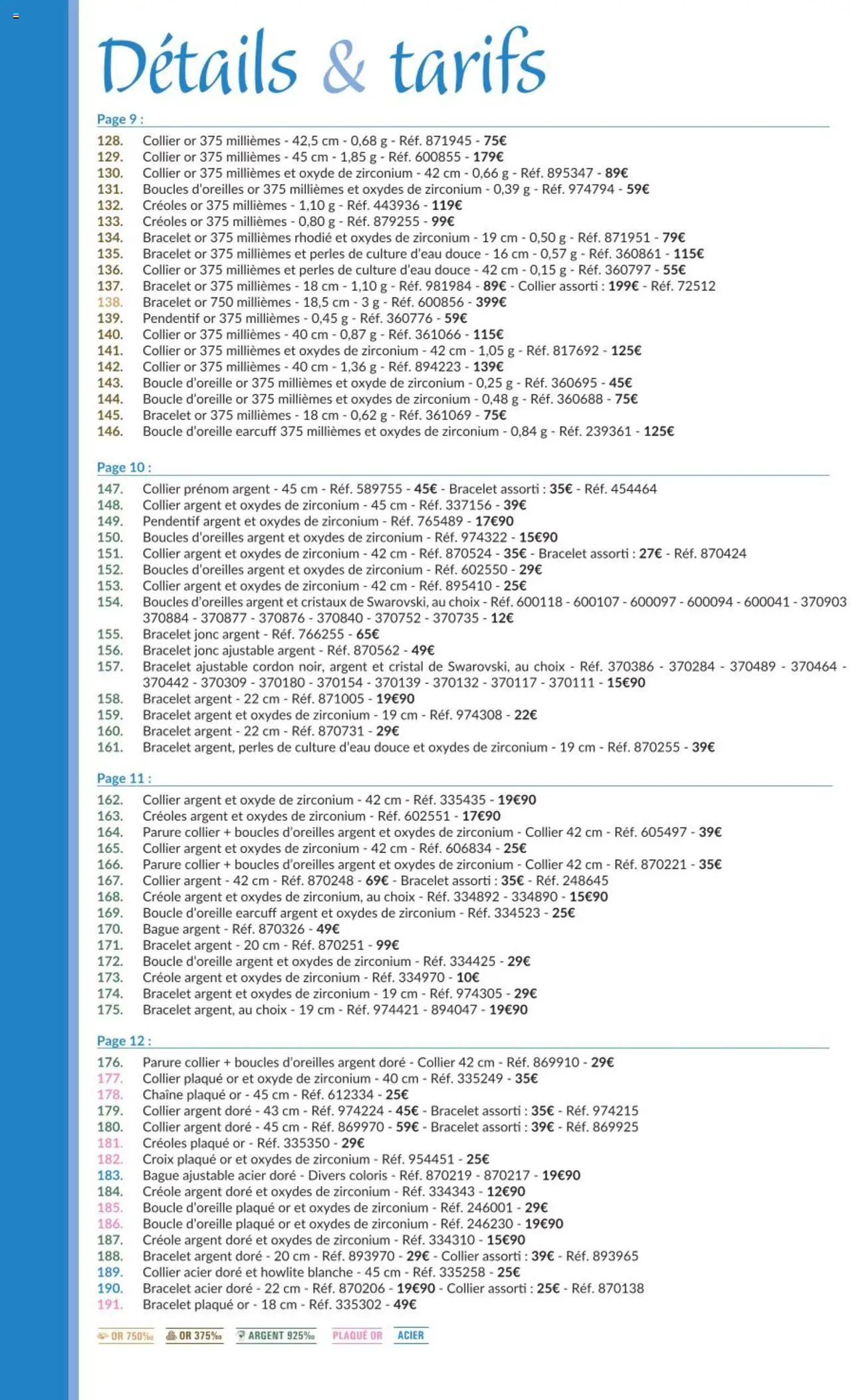 {H1} | Page: 15 | Produits: Collier, Bracelet, Bague, Pendentif