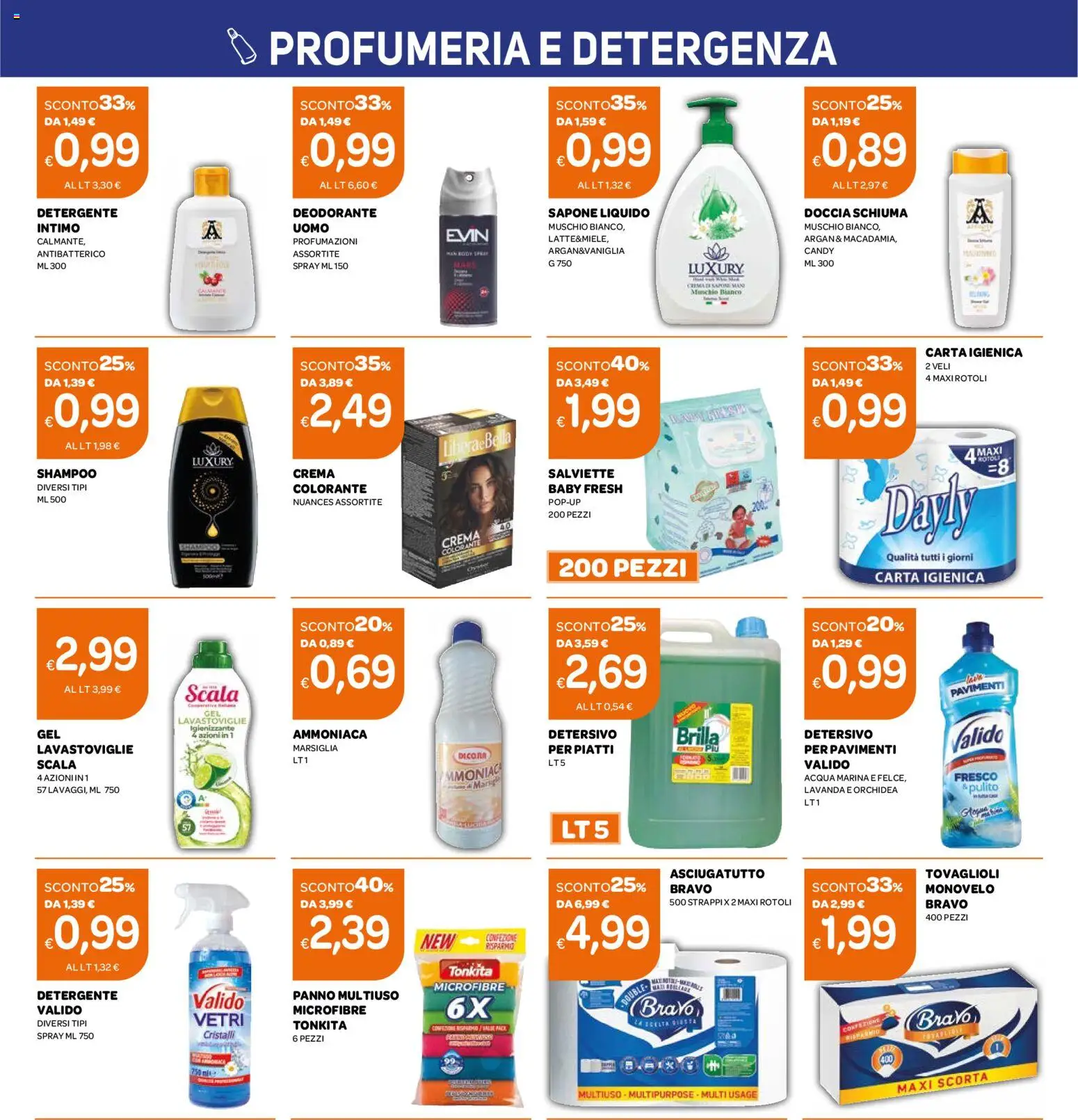 Volantino Ekom del 13.01.2026 | Pagina: 5 | Prodotti: Deodorante, Scala, Lavanda, Orchidea