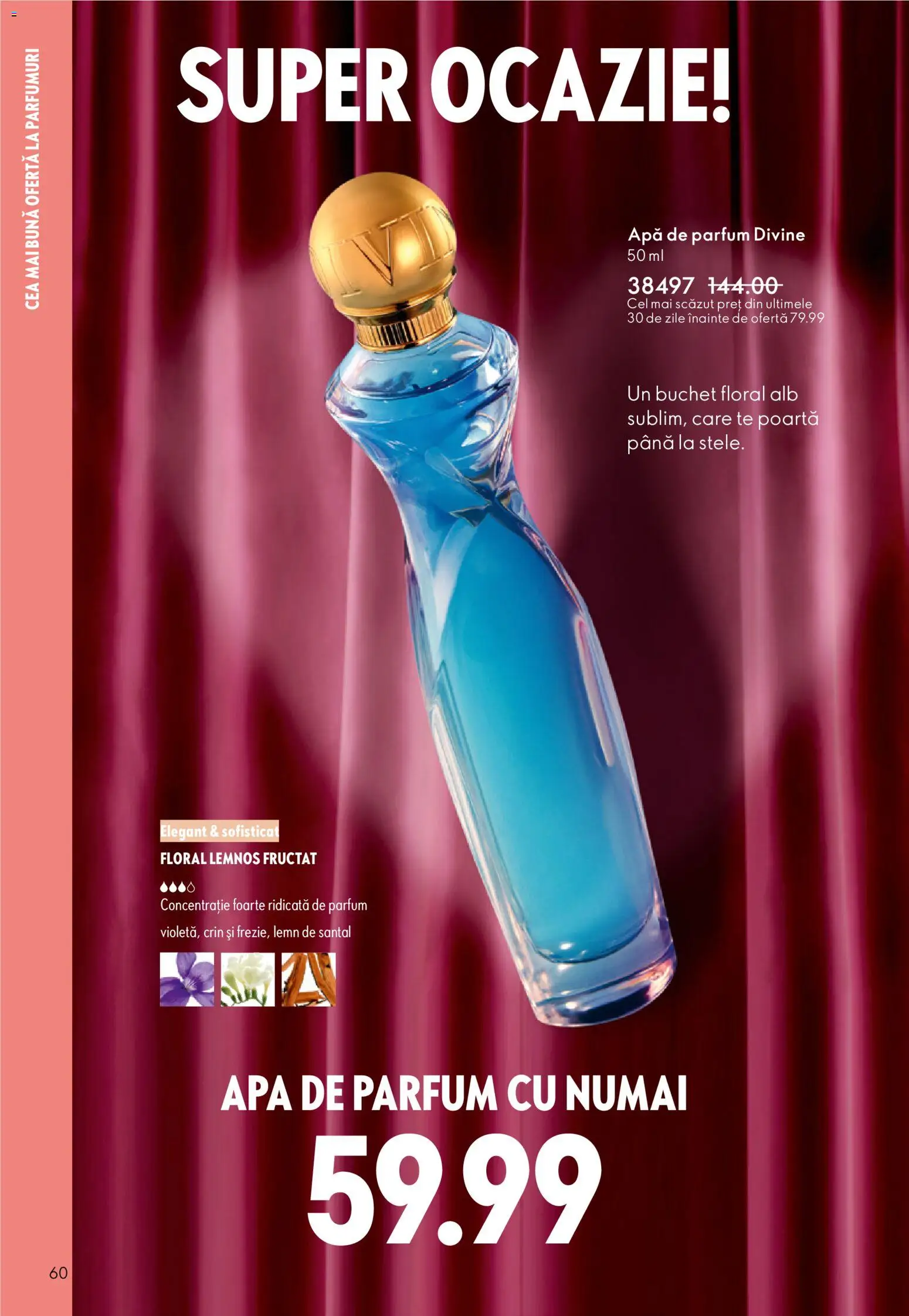 Noul catalog Oriflame – valabil de la 21.01.2026 | Pagină: 60 | Produse: Apă de parfum, Parfum, Apă