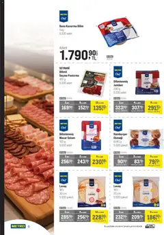 18.03.2026 tarihinden itibaren geçerli olan Metro kataloğu önizlemesi | Sayfa: 6 | Ürünler: Salam, Jambon