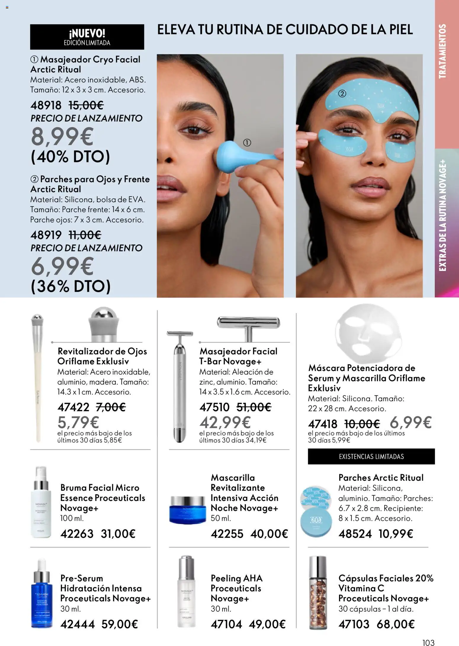 Oriflame - Catálogo Campaña 2 │ válido desde el 28.01.2026 | Página: 103 | Productos: Máscara, Peeling, Sérum, Bolsa