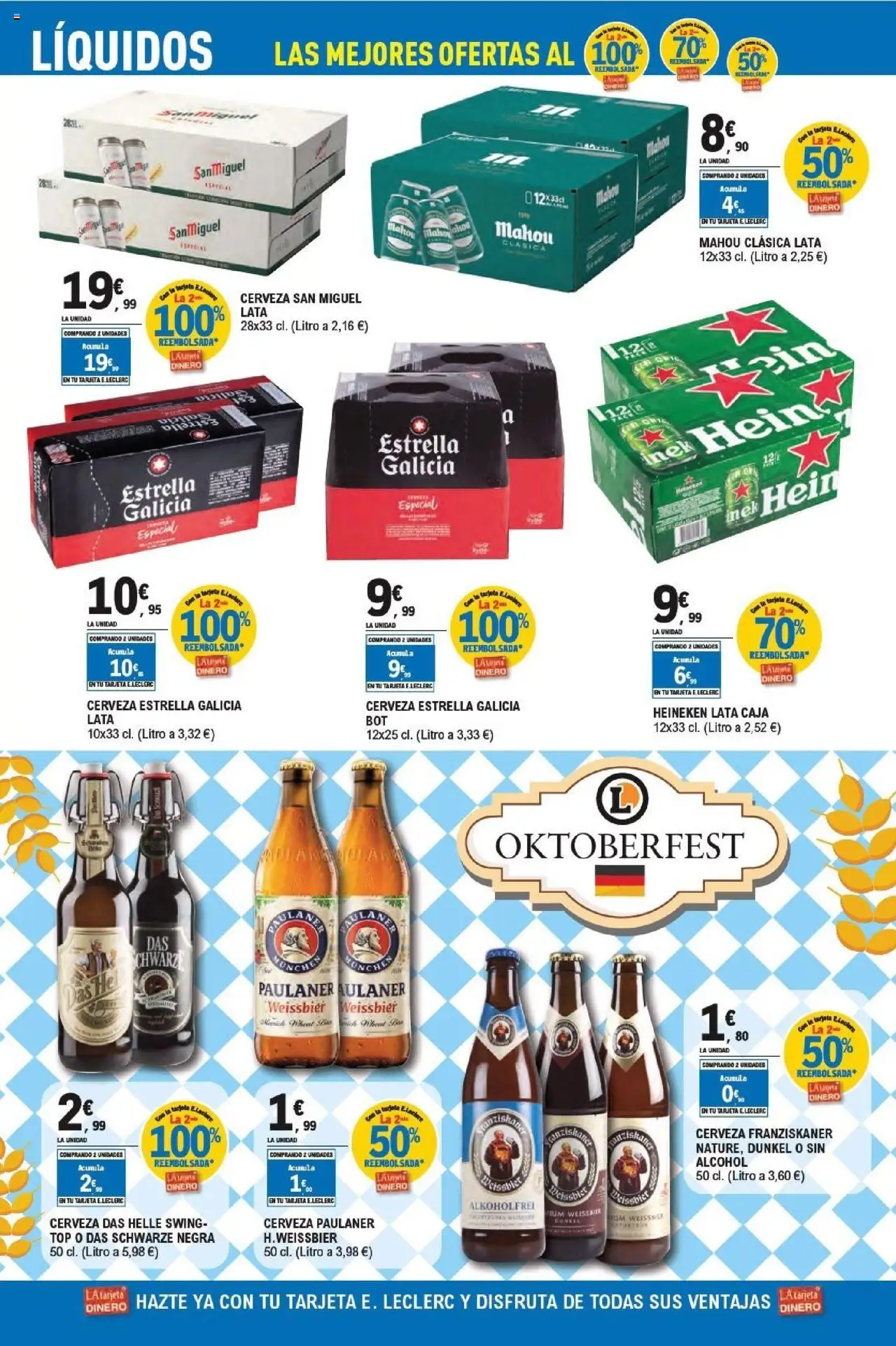E.Leclerc folleto │ válido desde el 22.10.2025 | Página: 20 | Productos: Cerveza, Σπανάκι, Caja