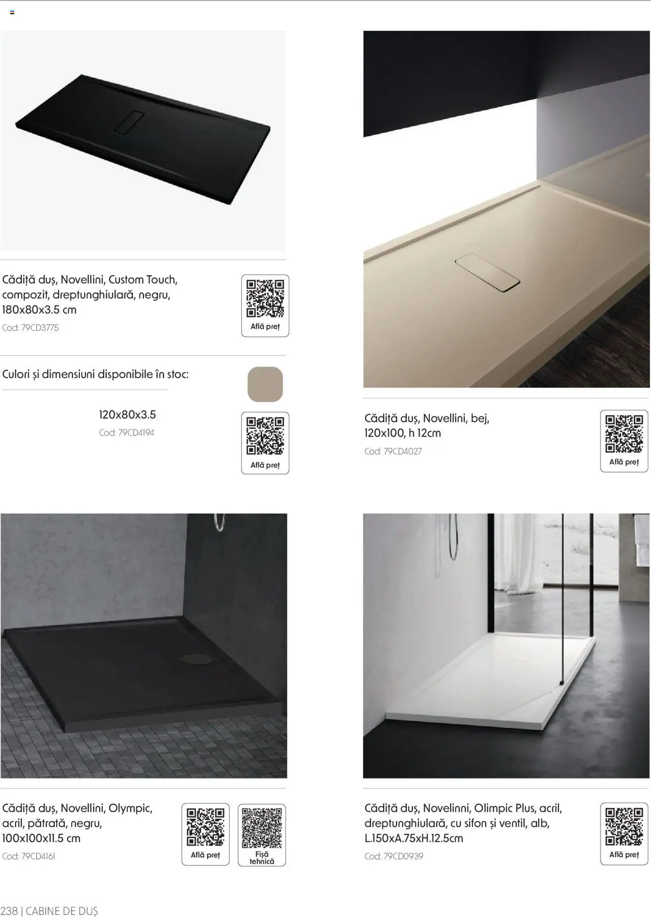 Catalog Romstal – valabil de la 25.11.2024 | Pagină: 238 | Produse: Duș
