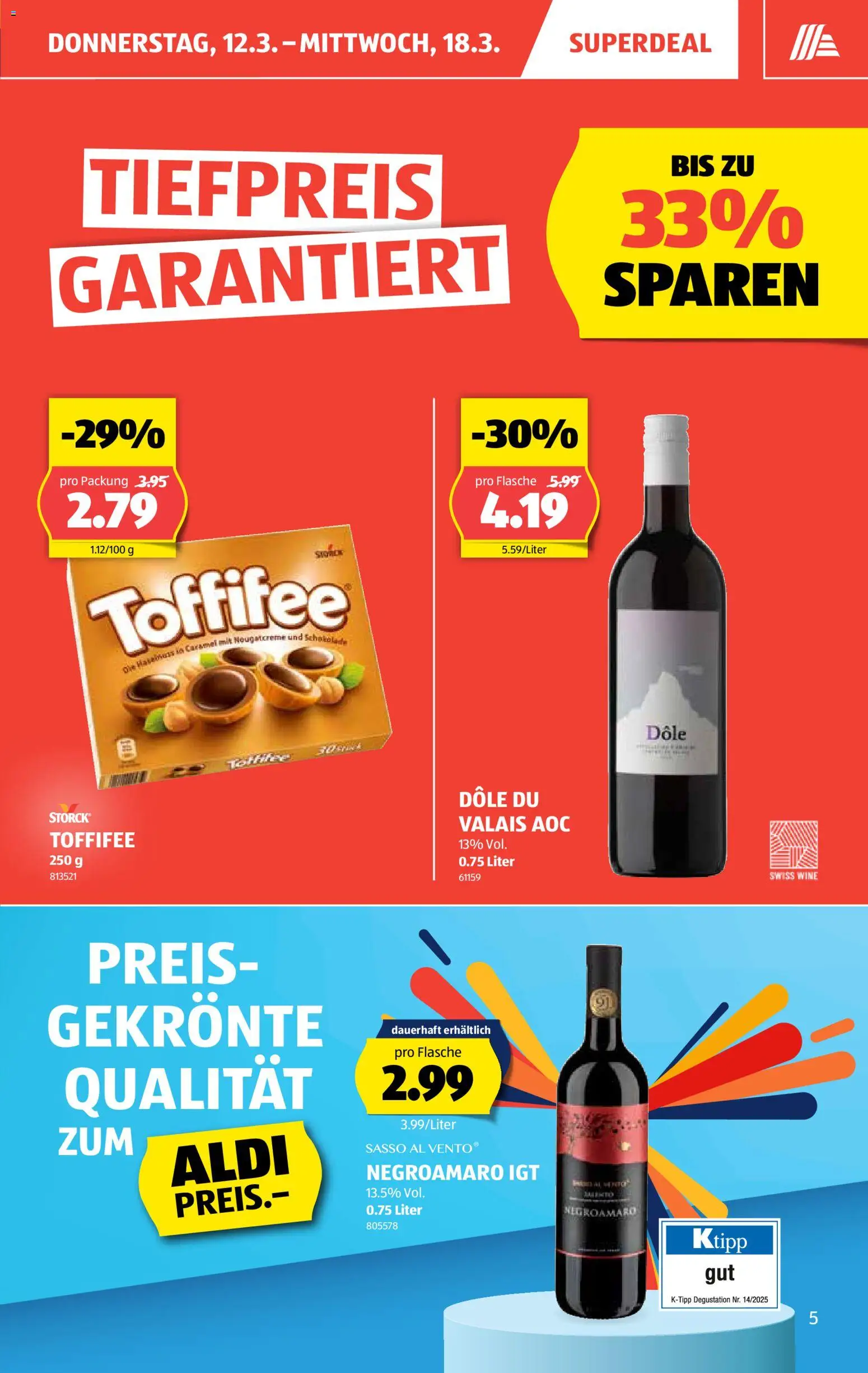 Aldi aktionen – gültig ab 12.03.2026 | Seite: 6 | Produkte: Schokolade