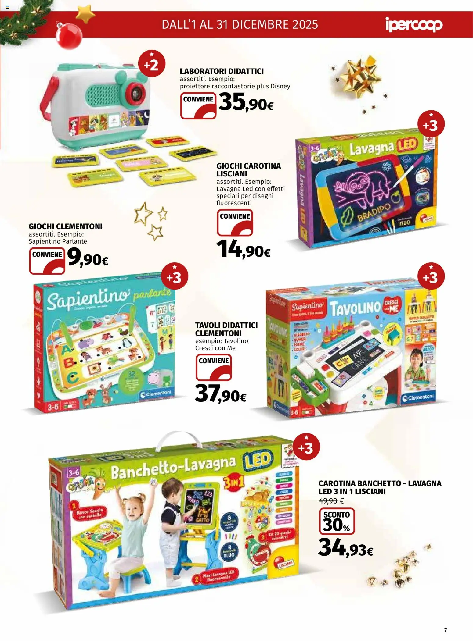 Volantino Ipercoop del 01.12.2025 | Pagina: 7 | Prodotti: Tavolino