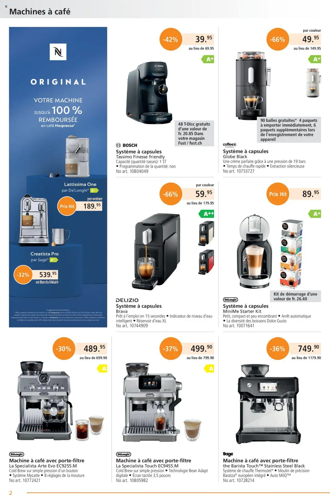 Fust Aktionen FR – gültig ab 20.10.2025 | Seite: 2 | Produkte: Bosch, Creme