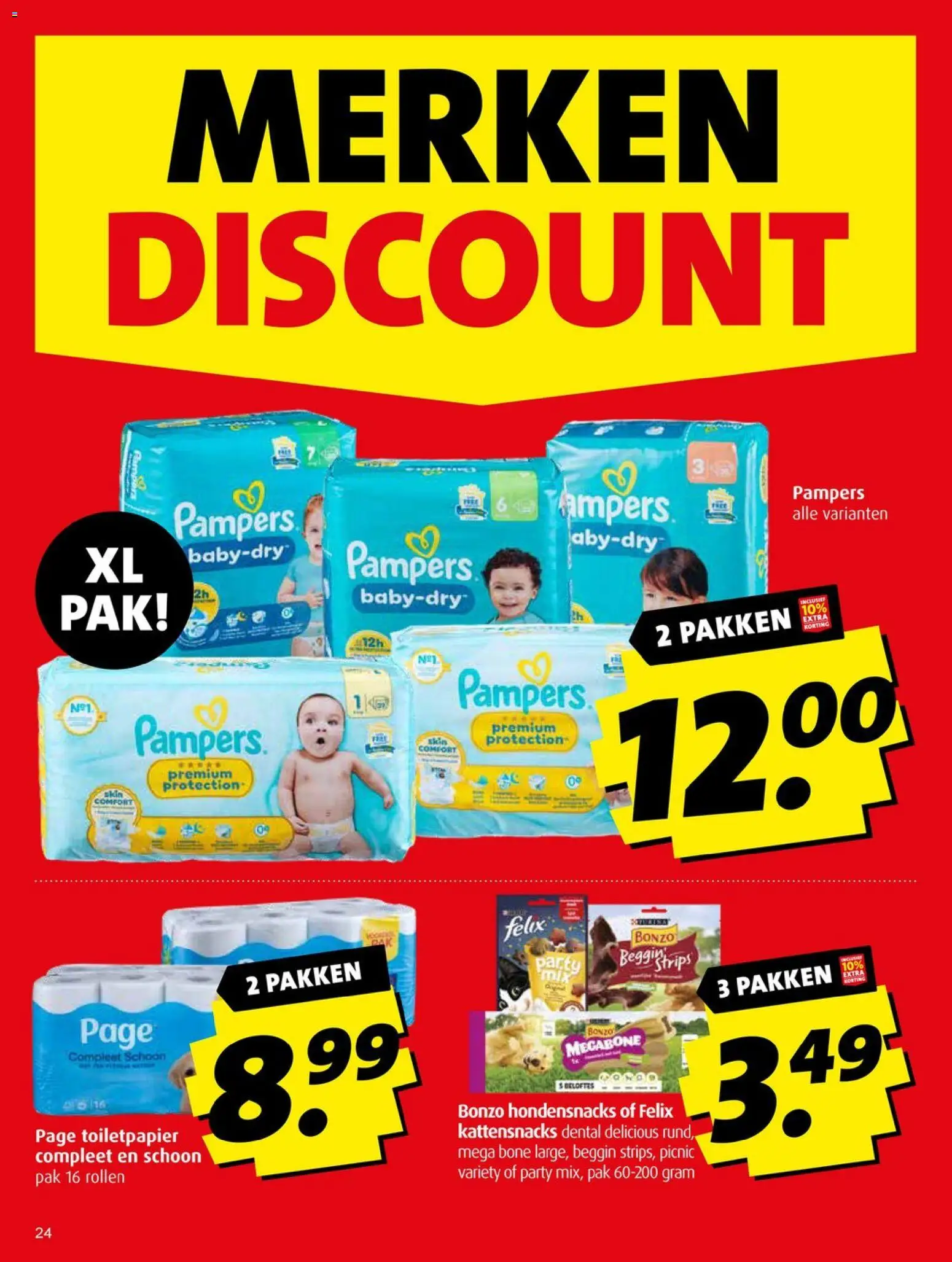 {H1} | Pagina: 24 | Producten: Pampers, Toiletpapier