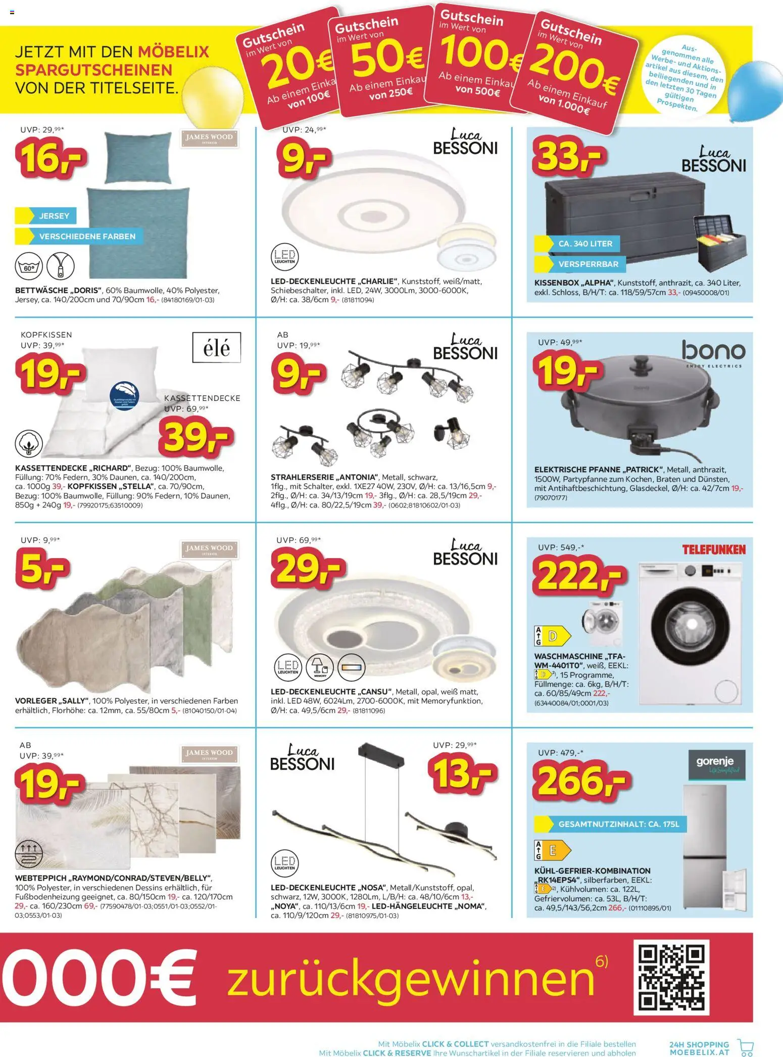 Möbelix Angebote gültig ab 03.03.2026 | Seite: 11 | Produkte: Waschmaschine
